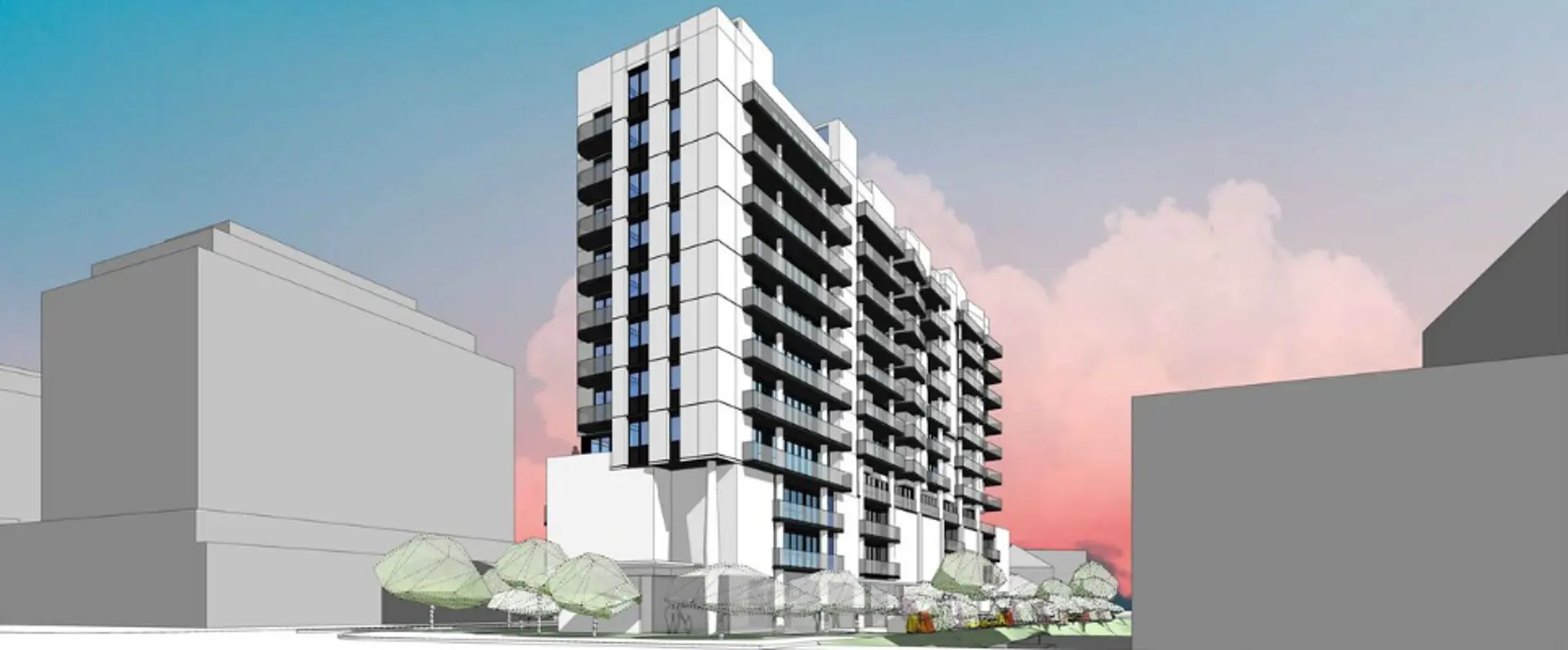 10, 20 & 24 Wigwoss Drive, Vaughan. Artist’s rendering.