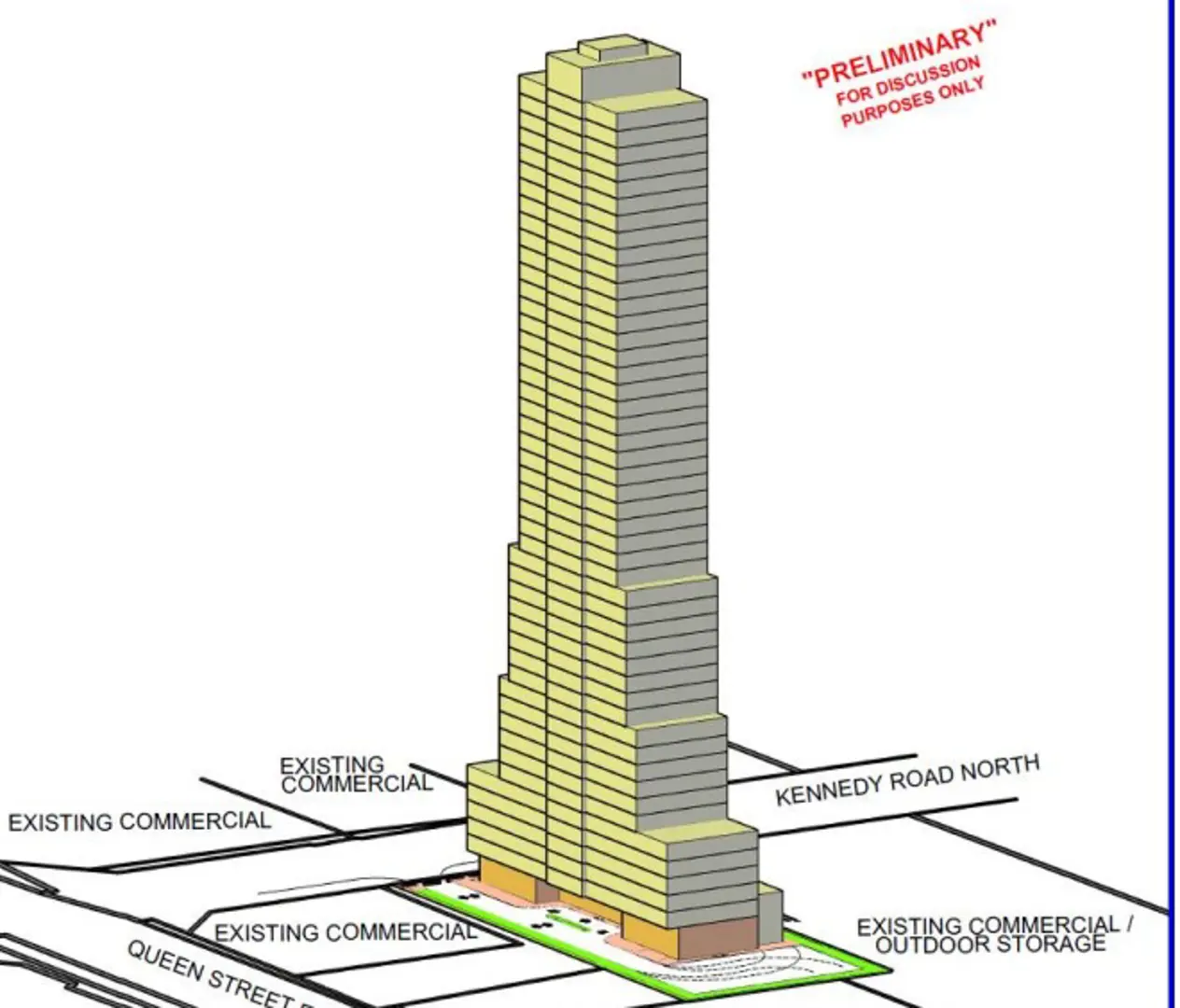 10 Kennedy Road North Condos, Brampton. Artist’s rendering.