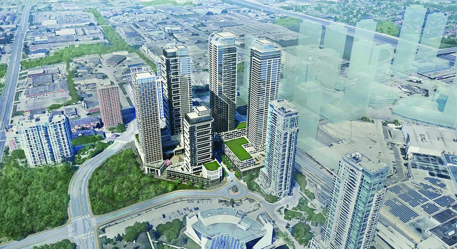 100 Borough Drive Condos, Toronto. Artist’s rendering.