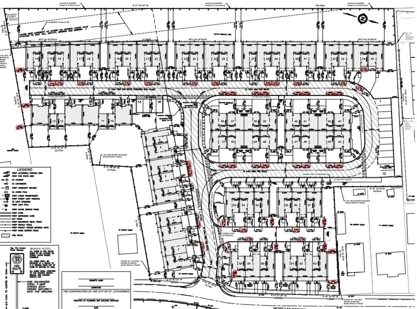 101-107 Moffatt Street Townhomes, St. Catharines. Artist’s rendering.