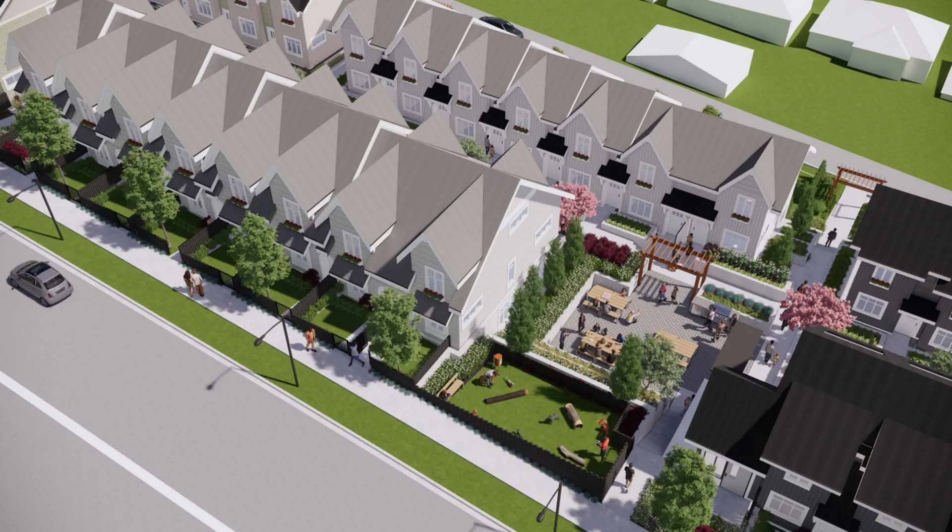 102-128 East 8th Avenue Townhomes supplied project rendering