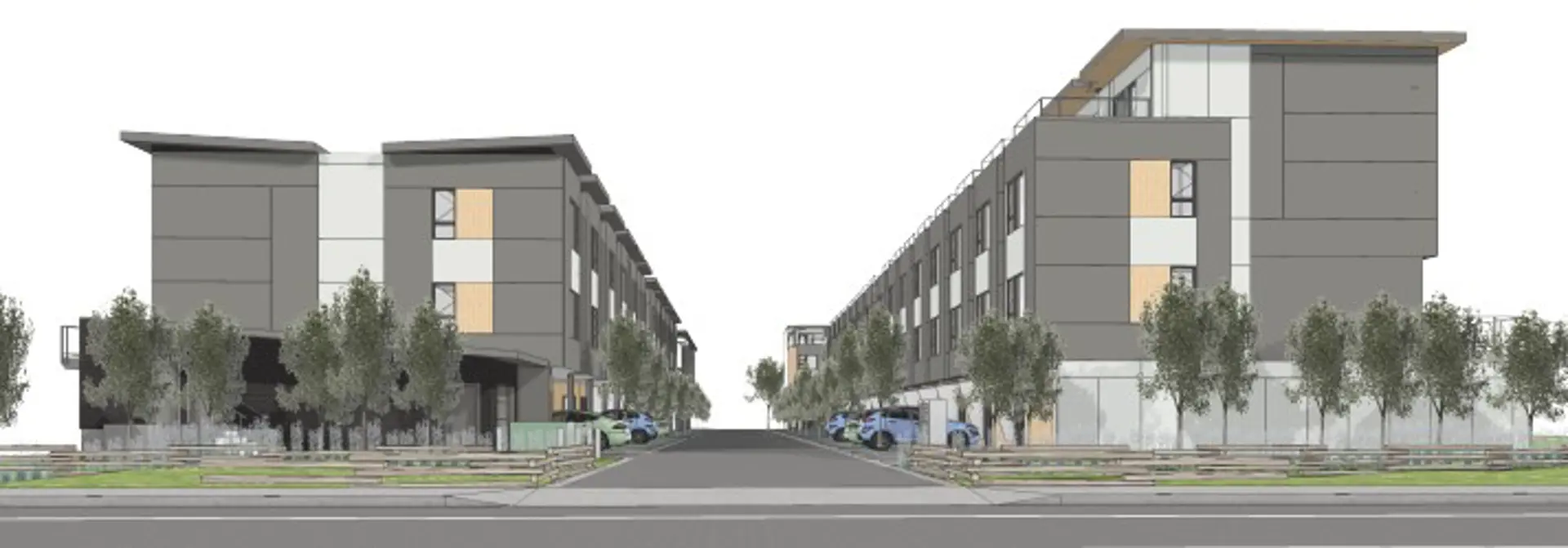 1032 Finch Drive Townhomes, Squamish. Artist’s rendering.