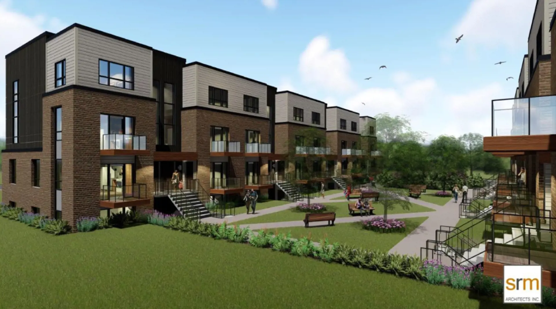 104 Woolwich Street Townhomes, Kitchener. Artist’s rendering.