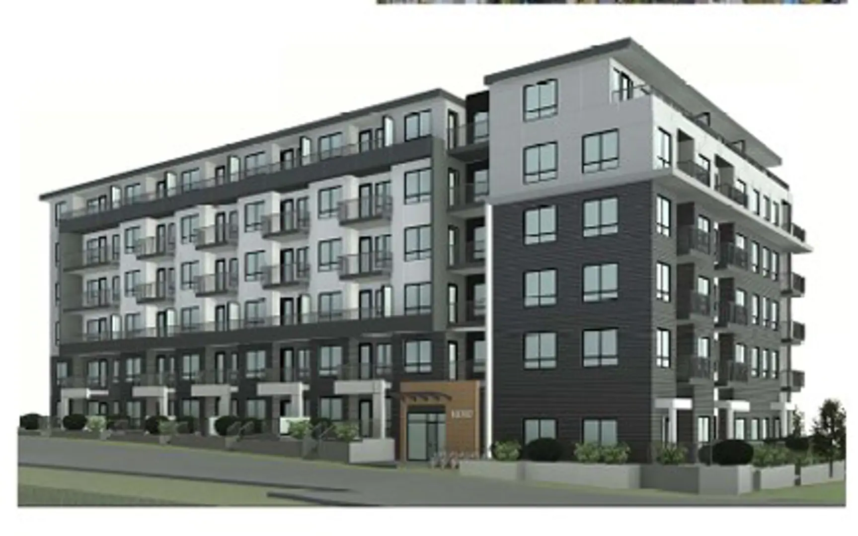 10695 10707 10713 138 Street Condos, Surrey. Artist’s rendering.