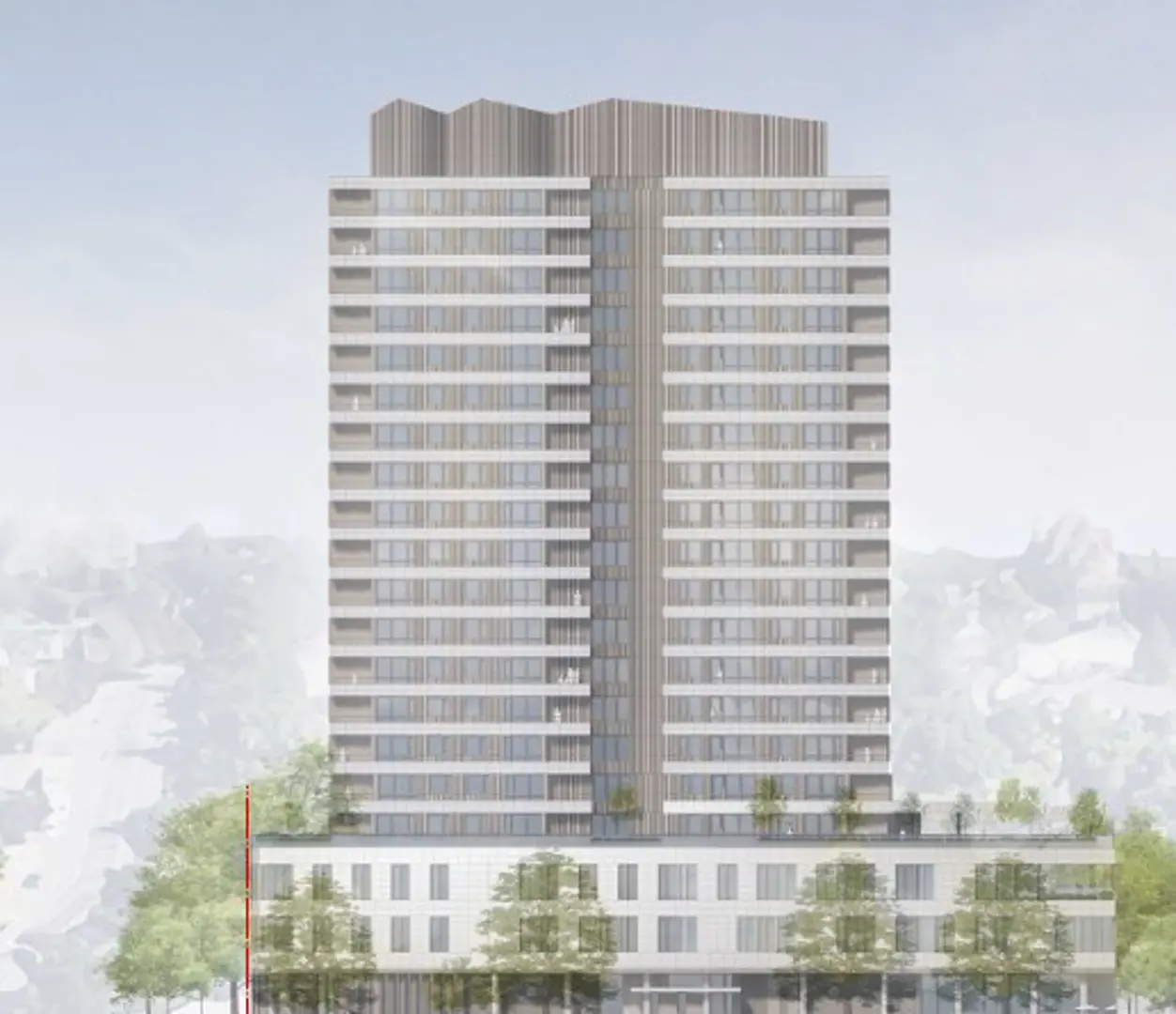 1101 Yates Street Condos, Victoria. Artist’s rendering.