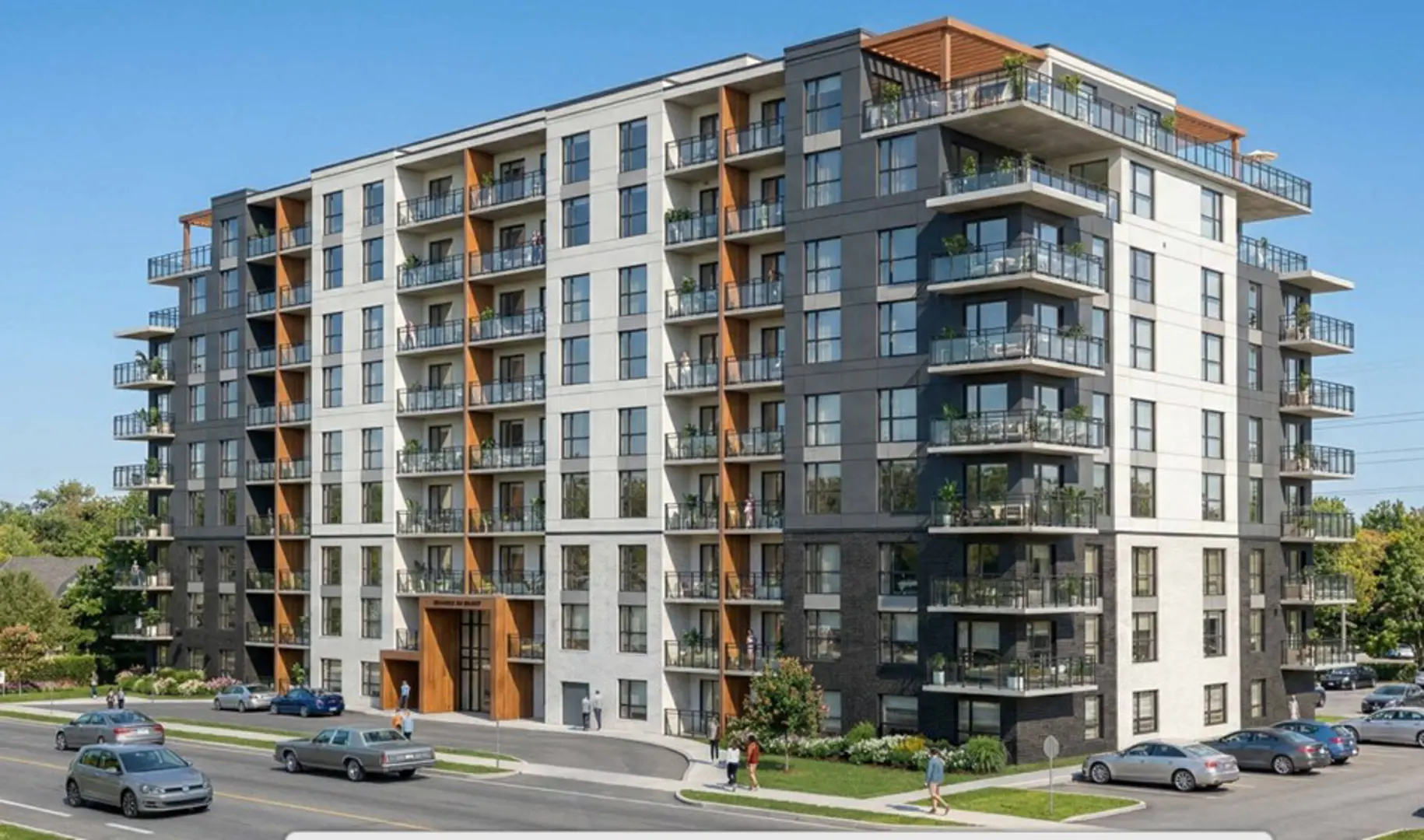 1103 and 1111 Westdel Bourne Condos, London. Artist’s rendering.