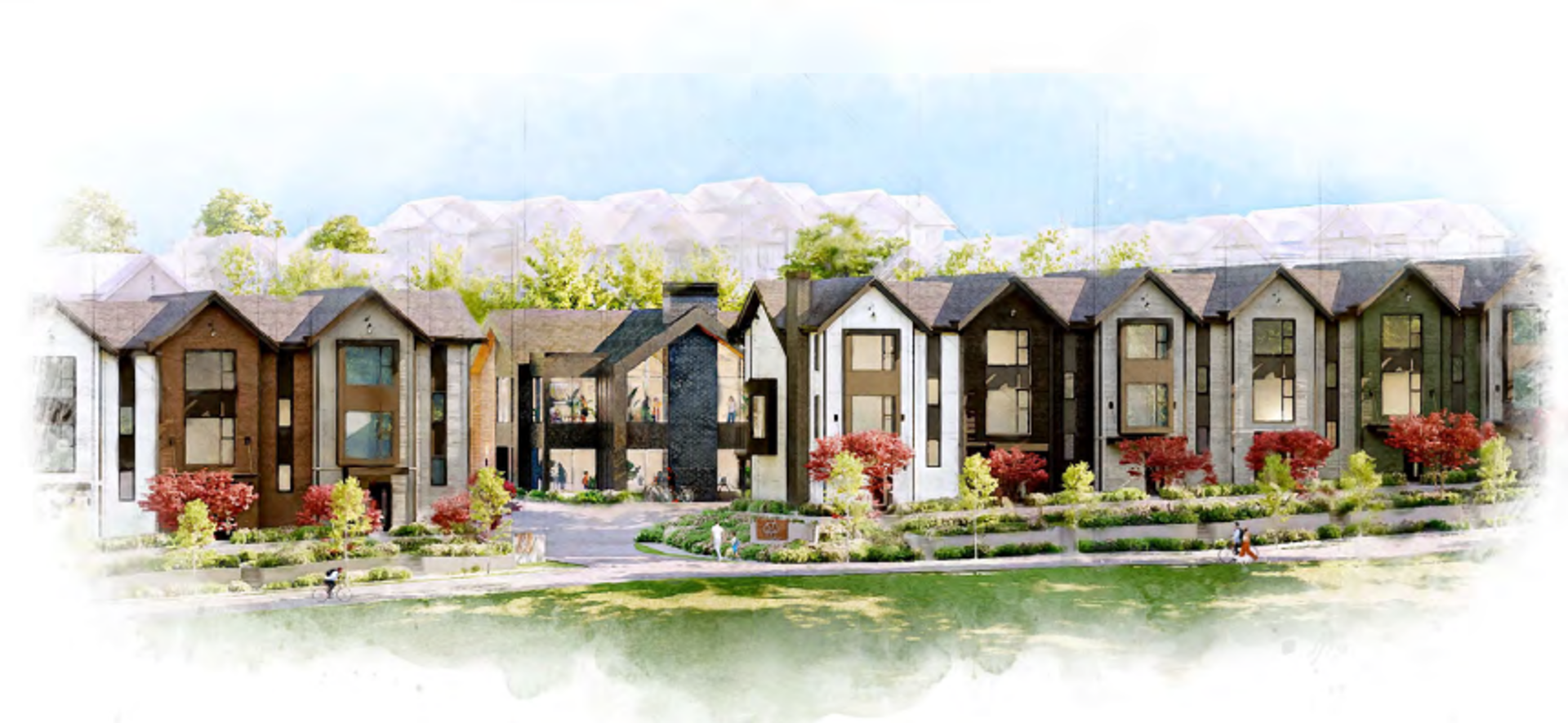 11138 Lockwood Street Townhomes, Maple Ridge. Artist’s rendering.