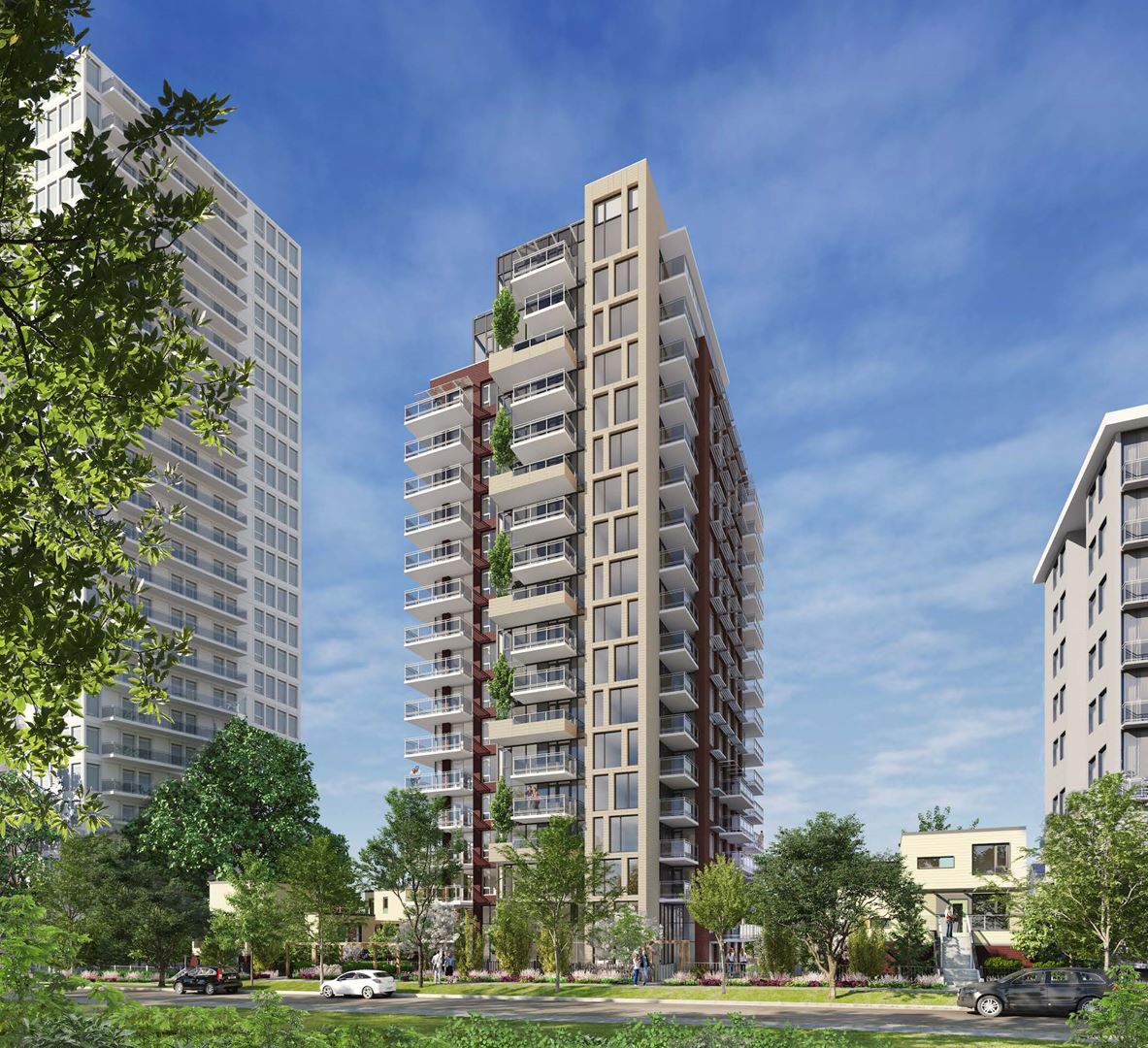 1116-1140 Pendrell Street Condos, Vancouver. Artist’s rendering.