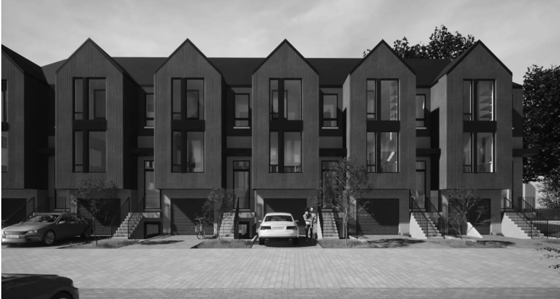 113-121 Main Street North Townhomes, Newmarket. Artist’s rendering.