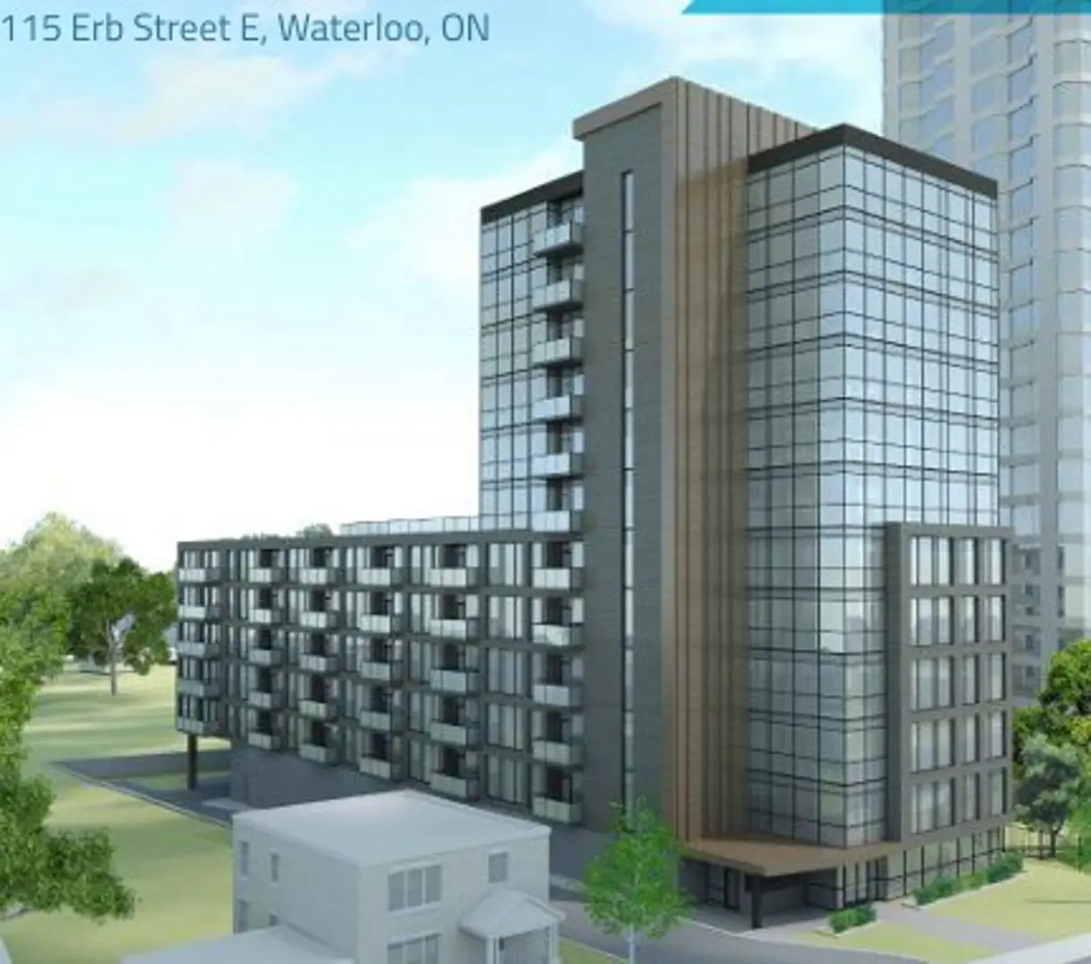 115-117 Erb Street East Condos, Waterloo. Artist’s rendering.