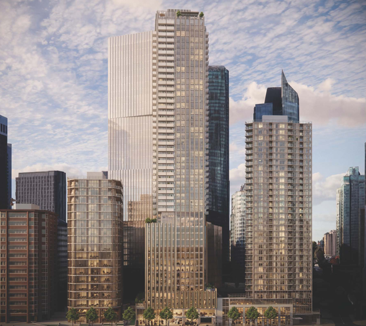 1166 West Pender Street Condos, Vancouver. Artist’s rendering.