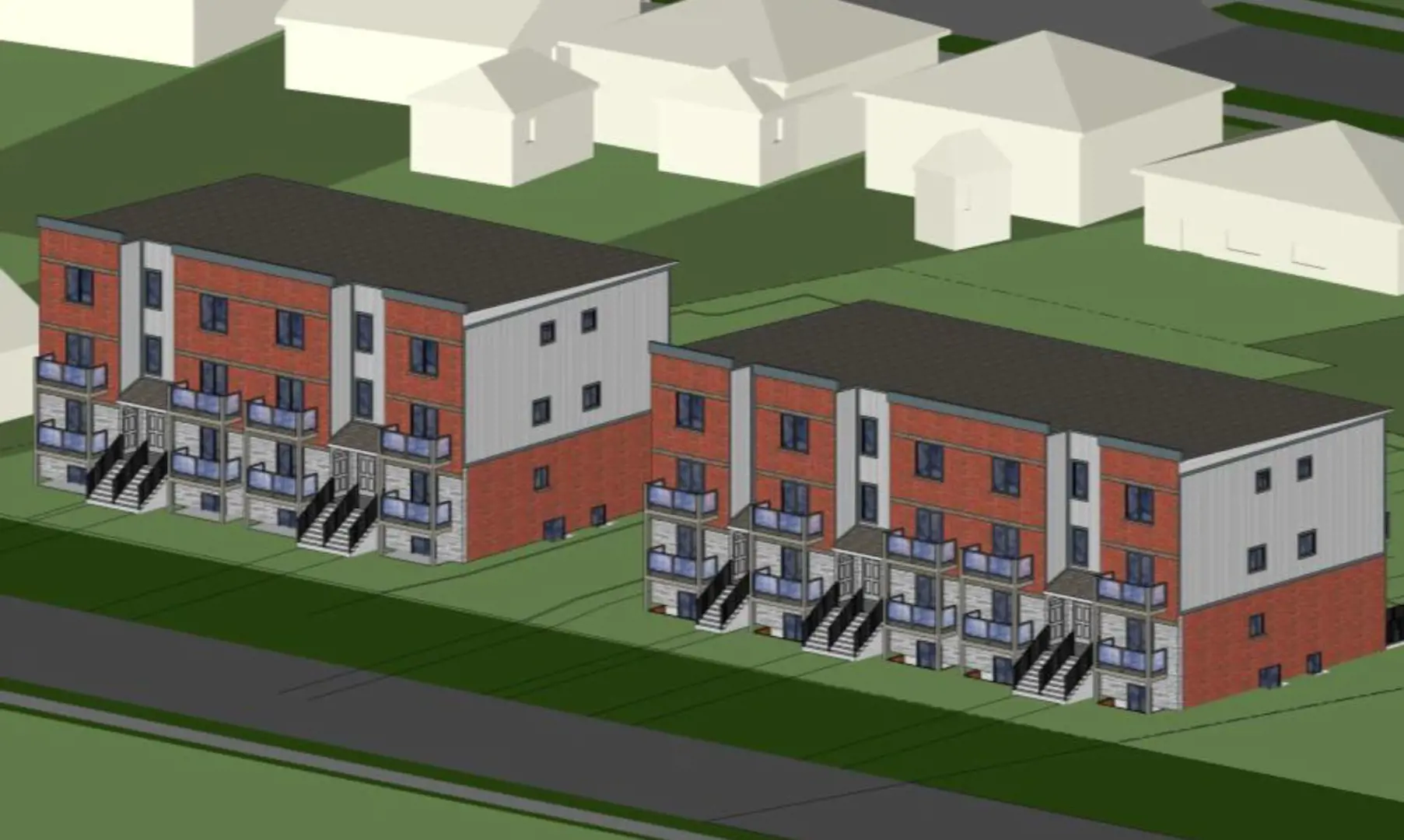 117 Vanier Drive Townhomes, Kitchener. Artist’s rendering.
