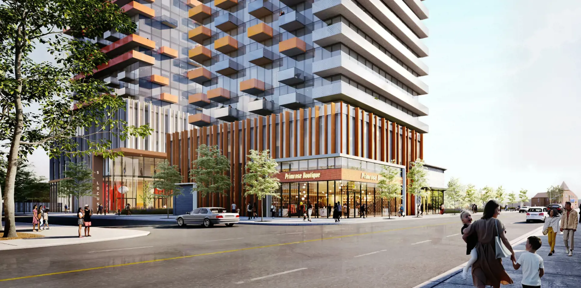 1175-1181 Weston Road, 7-17 Locust Street, Toronto. Artist’s rendering.
