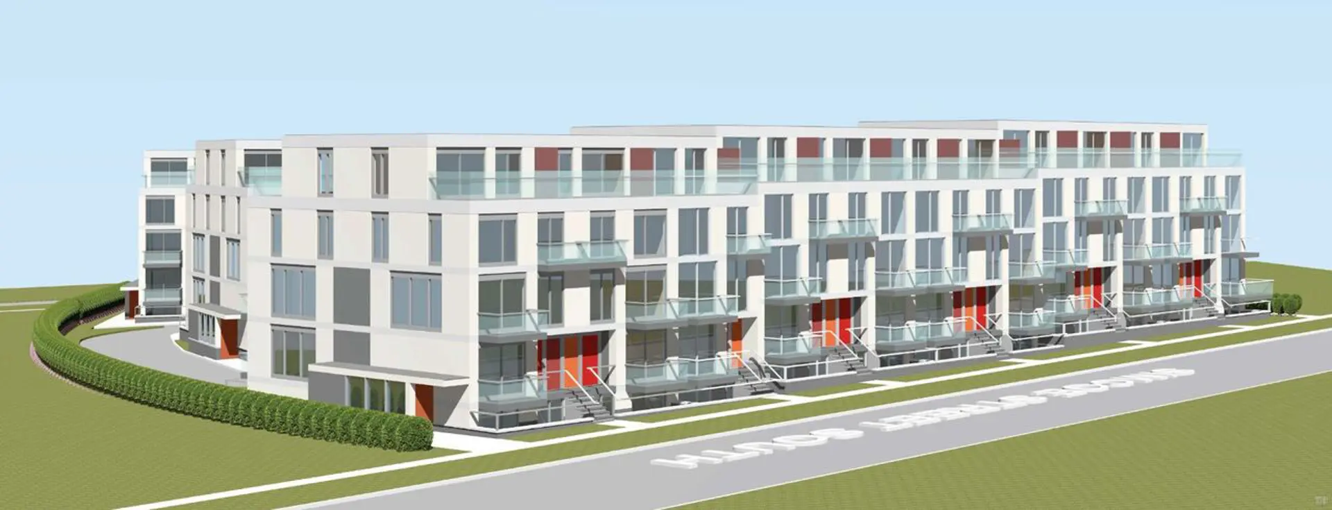 1188 Simcoe Street South Townhomes, Oshawa. Artist’s rendering.