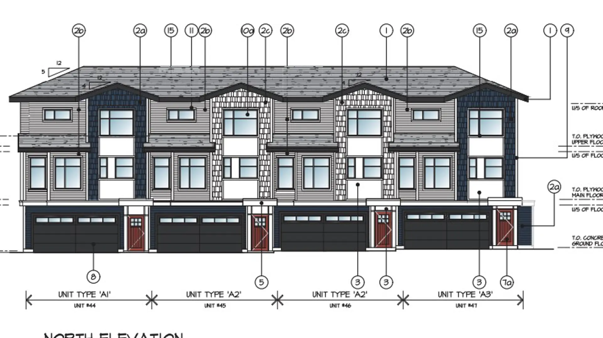 11902 - 11906 232nd Street Townhomes, Maple Ridge. Artist’s rendering.