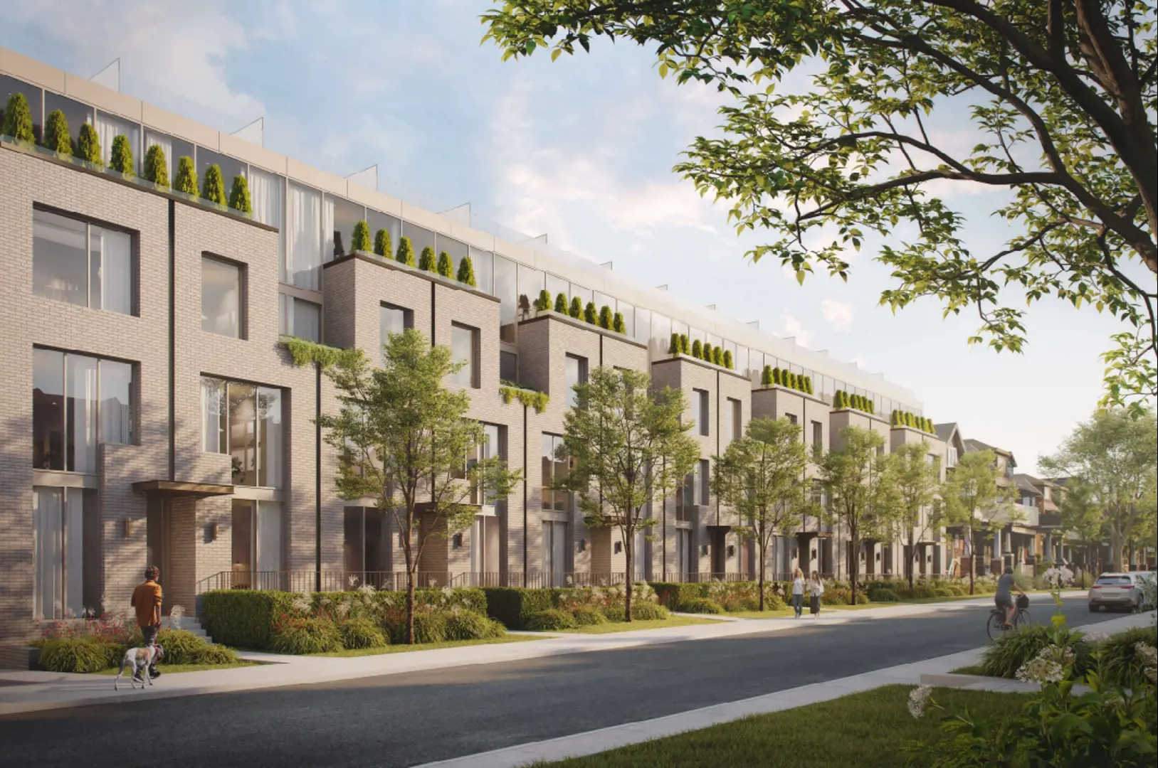 12-22 Pauline Avenue Towns, Toronto. Artist’s rendering.