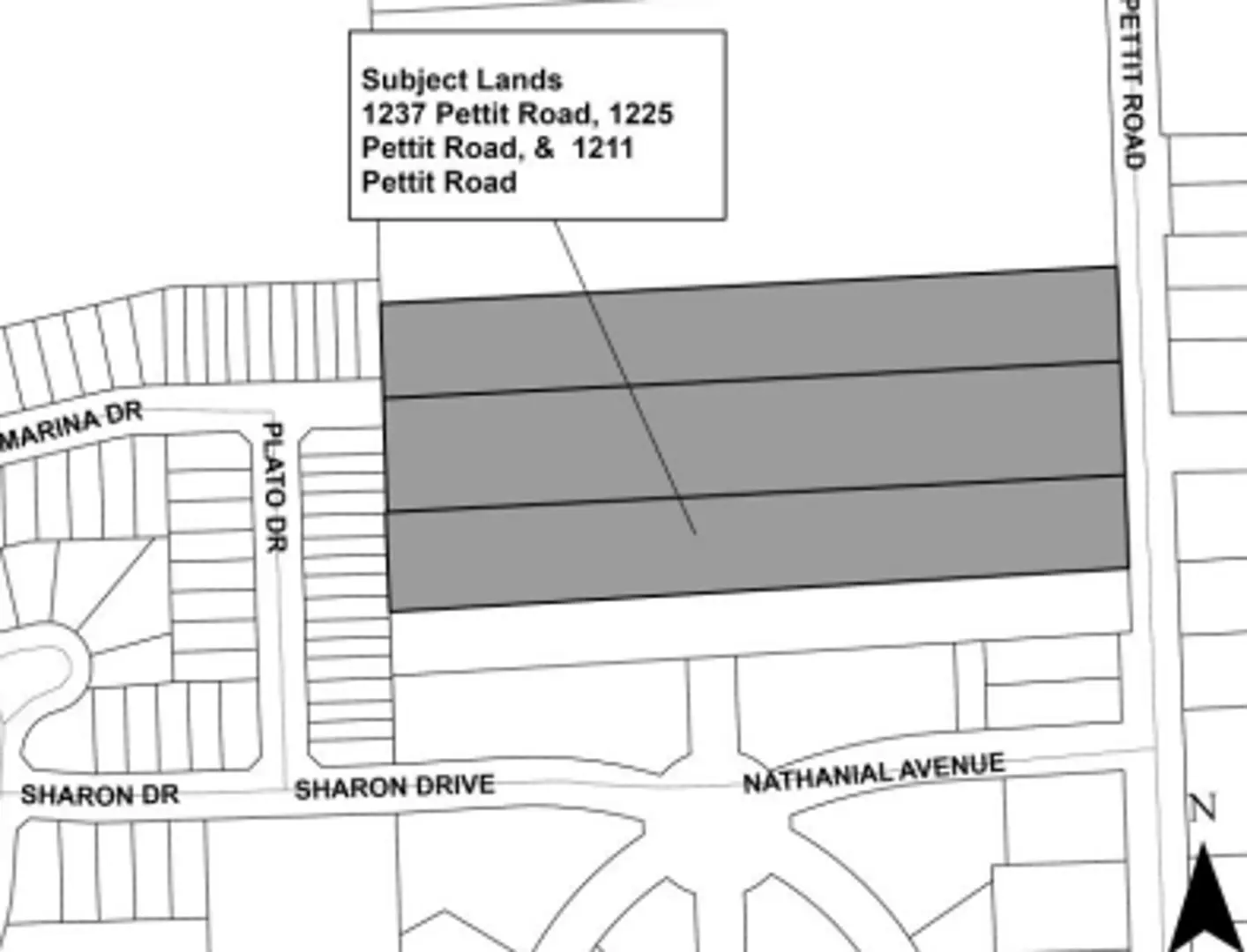 1211, 1225 and 1237 Pettit Road, Fort Erie. Artist’s rendering.