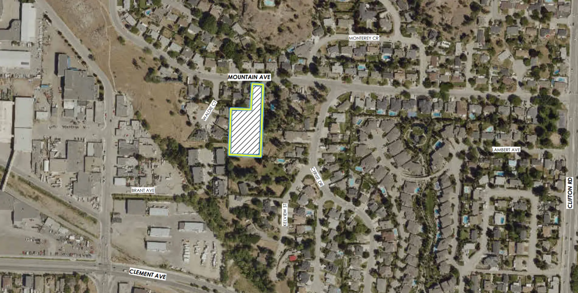 1225 Mountain Avenue Townhomes, Kelowna. Artist’s rendering.