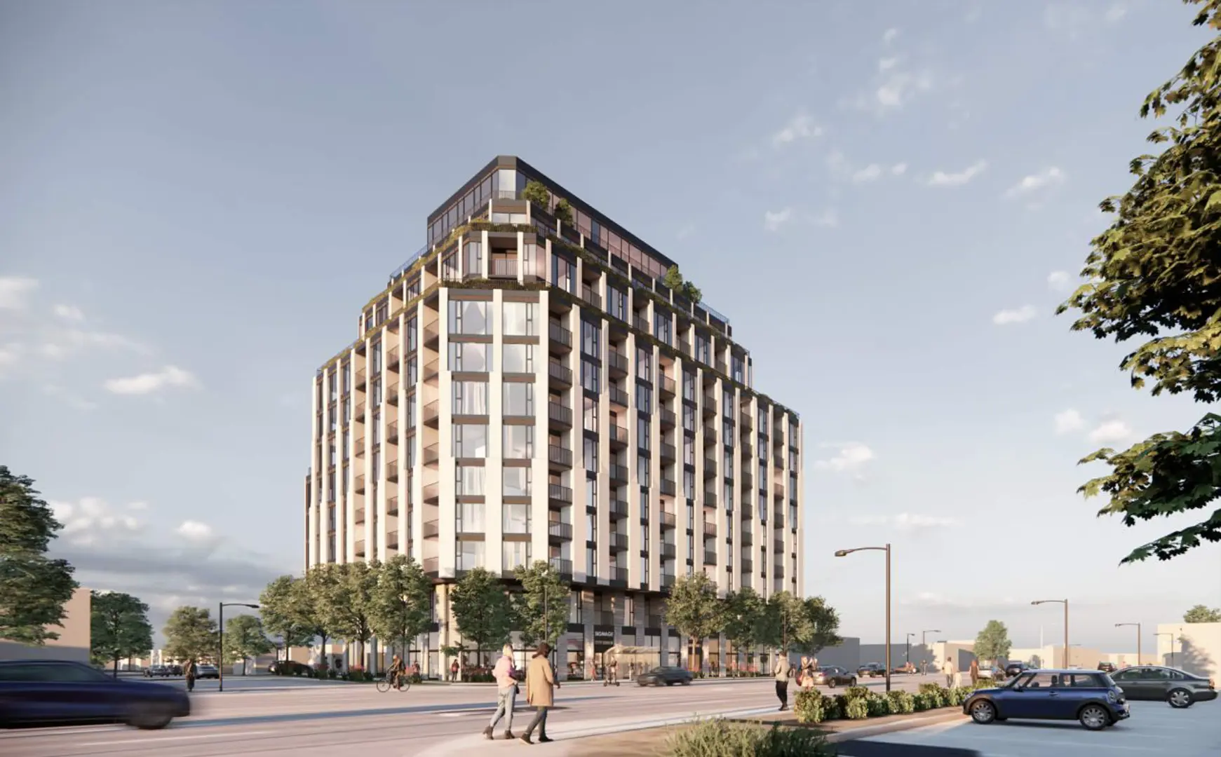 1230 The Queensway Condos, Toronto. Artist’s rendering.
