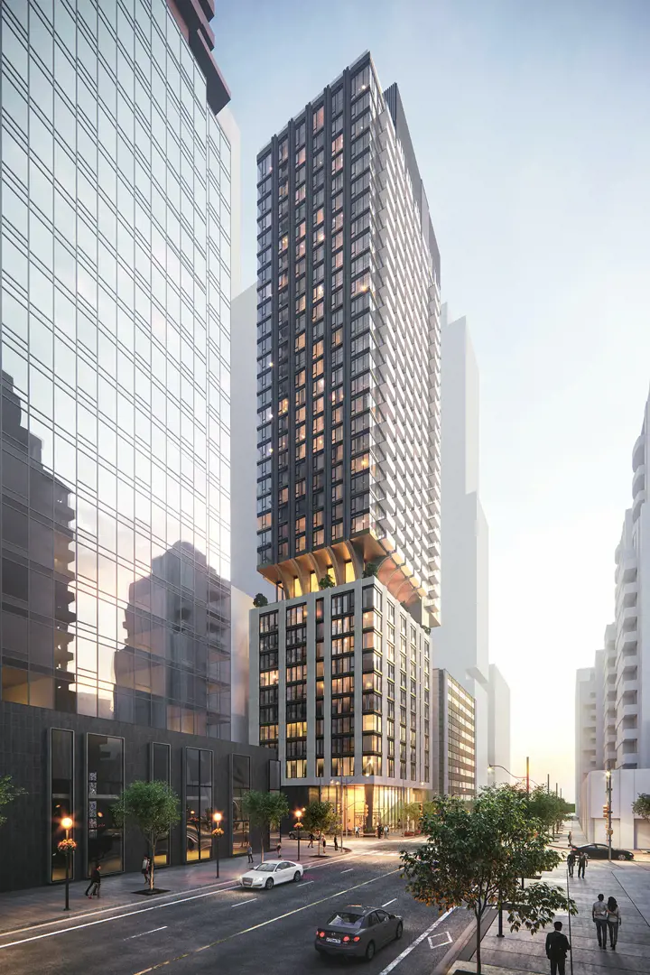 1235-1255 Bay Street Condos, Toronto. Artist’s rendering.