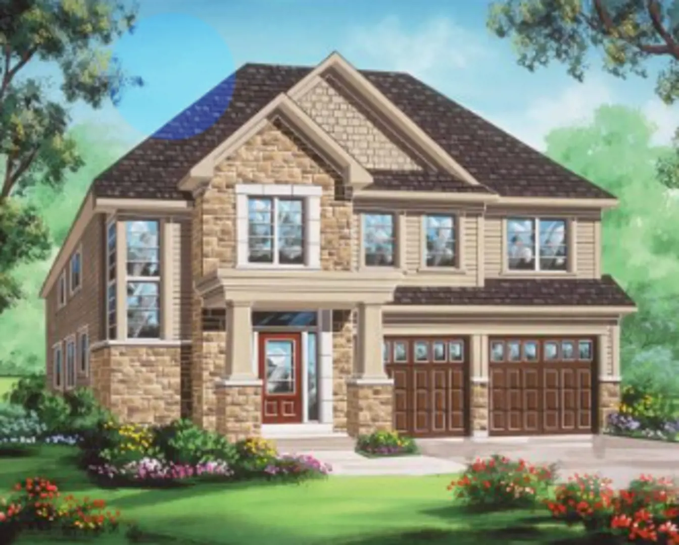 1246 Prestonvale Road Townhomes, Courtice. Artist’s rendering.