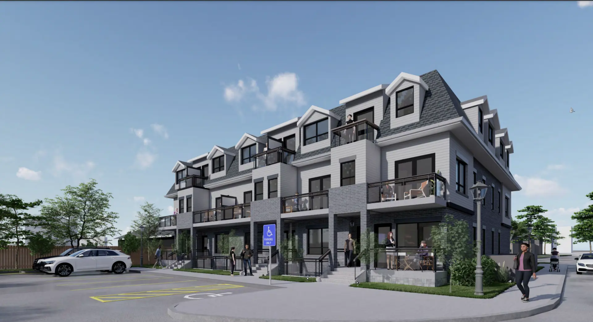 1257-1265 Ottawa Street South Townhomes, Kitchener. Artist’s rendering.