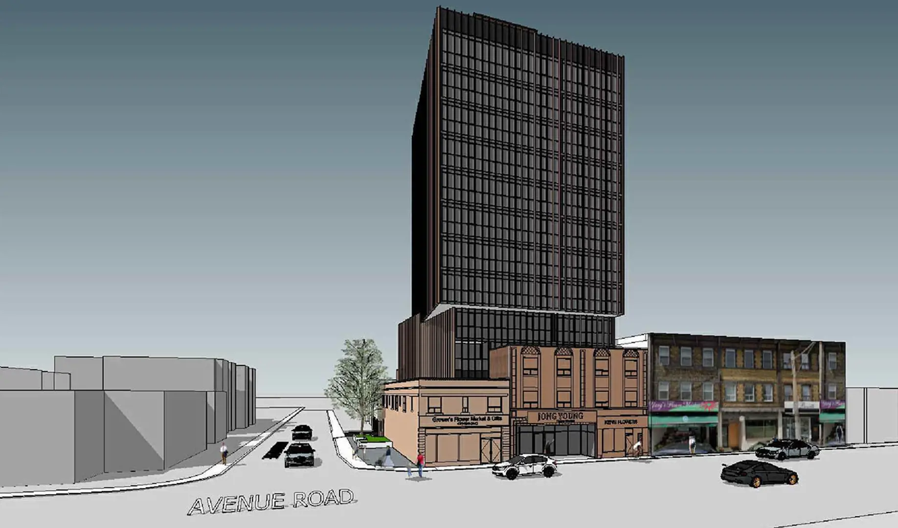 126-130  Avenue Road, Toronto. Artist’s rendering.