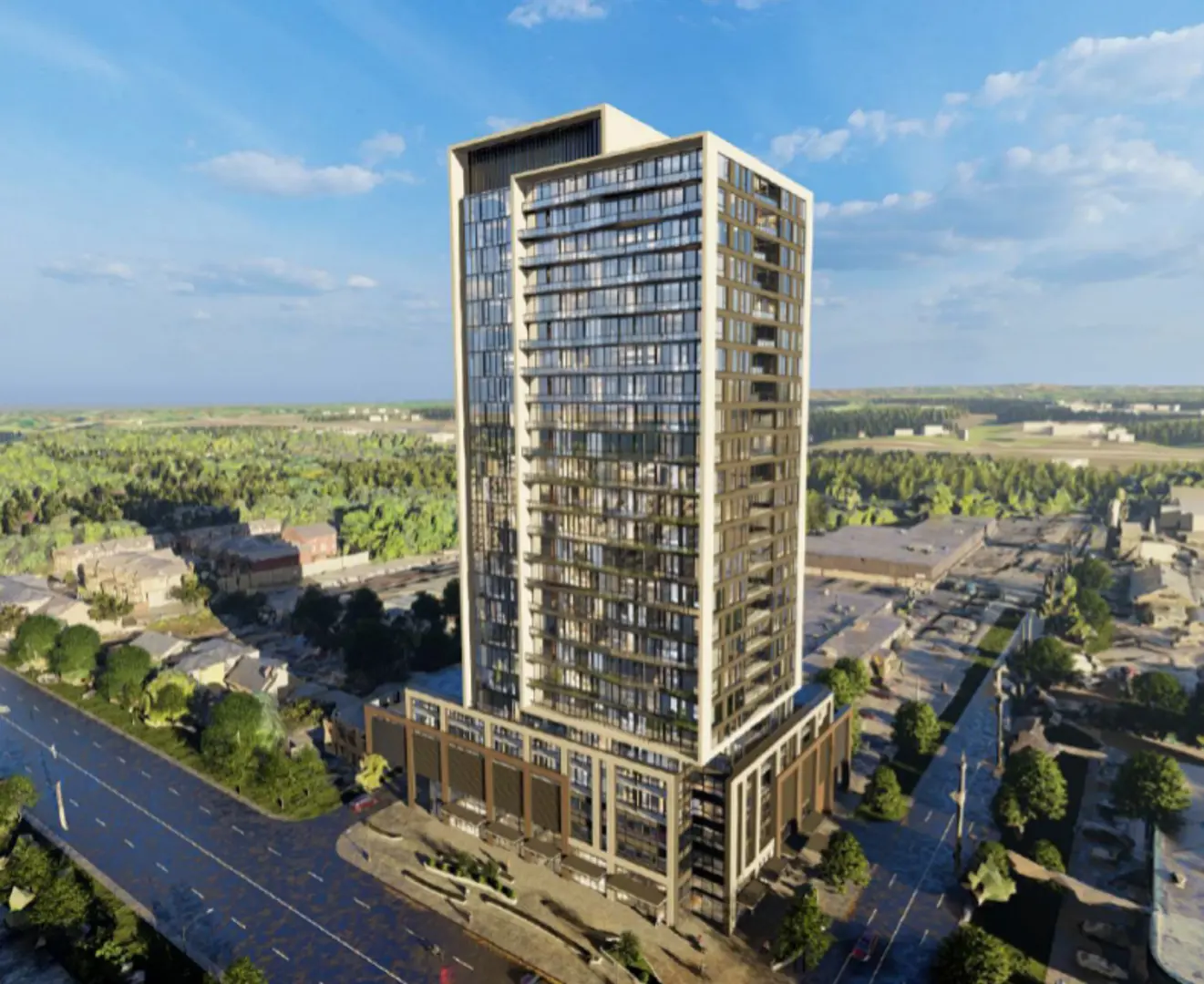 127 Plains Road West Condos, Burlington. Artist’s rendering.