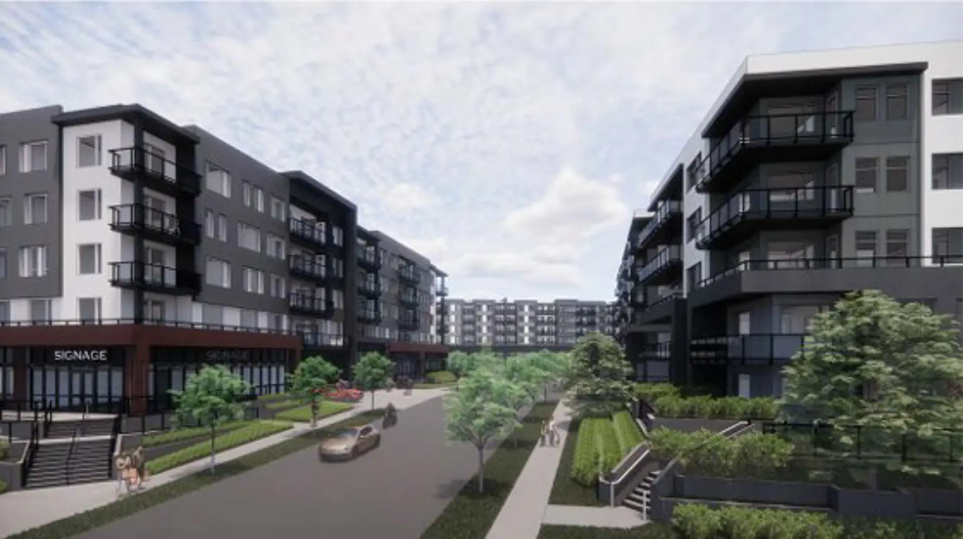 12716 King George Boulevard Condos, Surrey. Artist’s rendering.