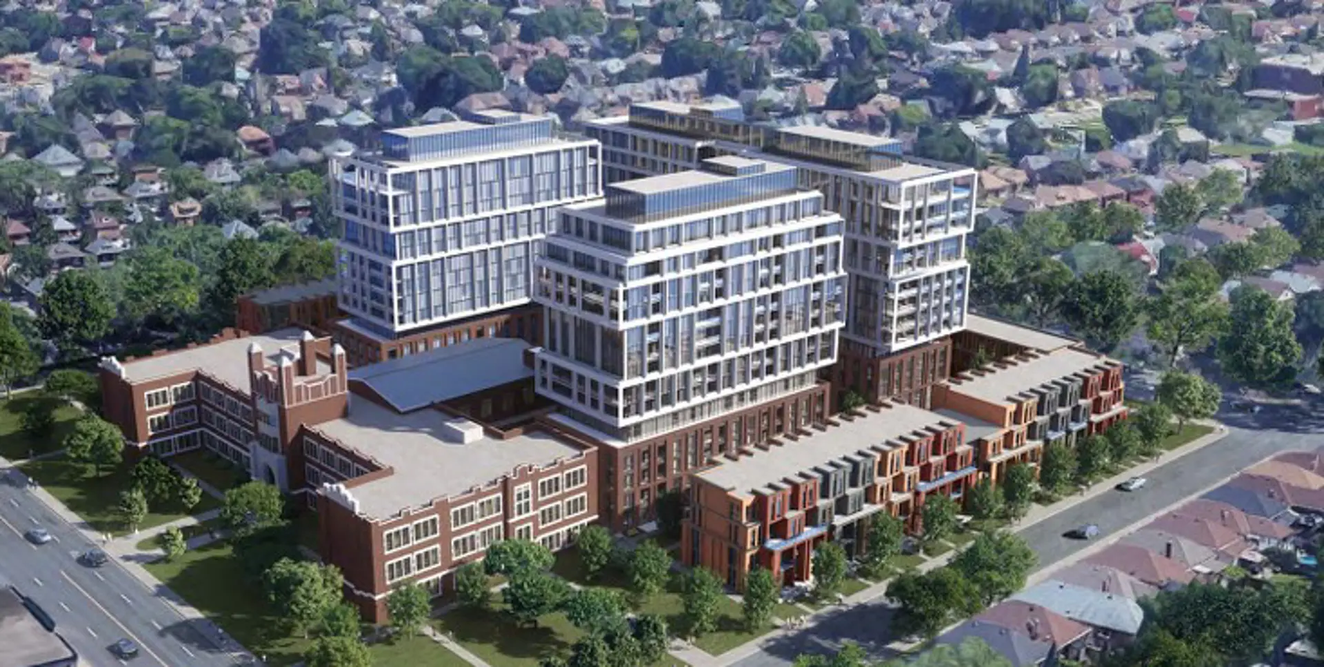 1284 Main Street East (Delta Secondary School), Hamilton. Artist’s rendering.