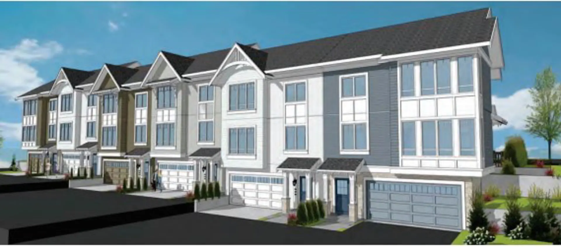 1290 Wellon Street Townhomes, Port Coquitlam. Artist’s rendering.