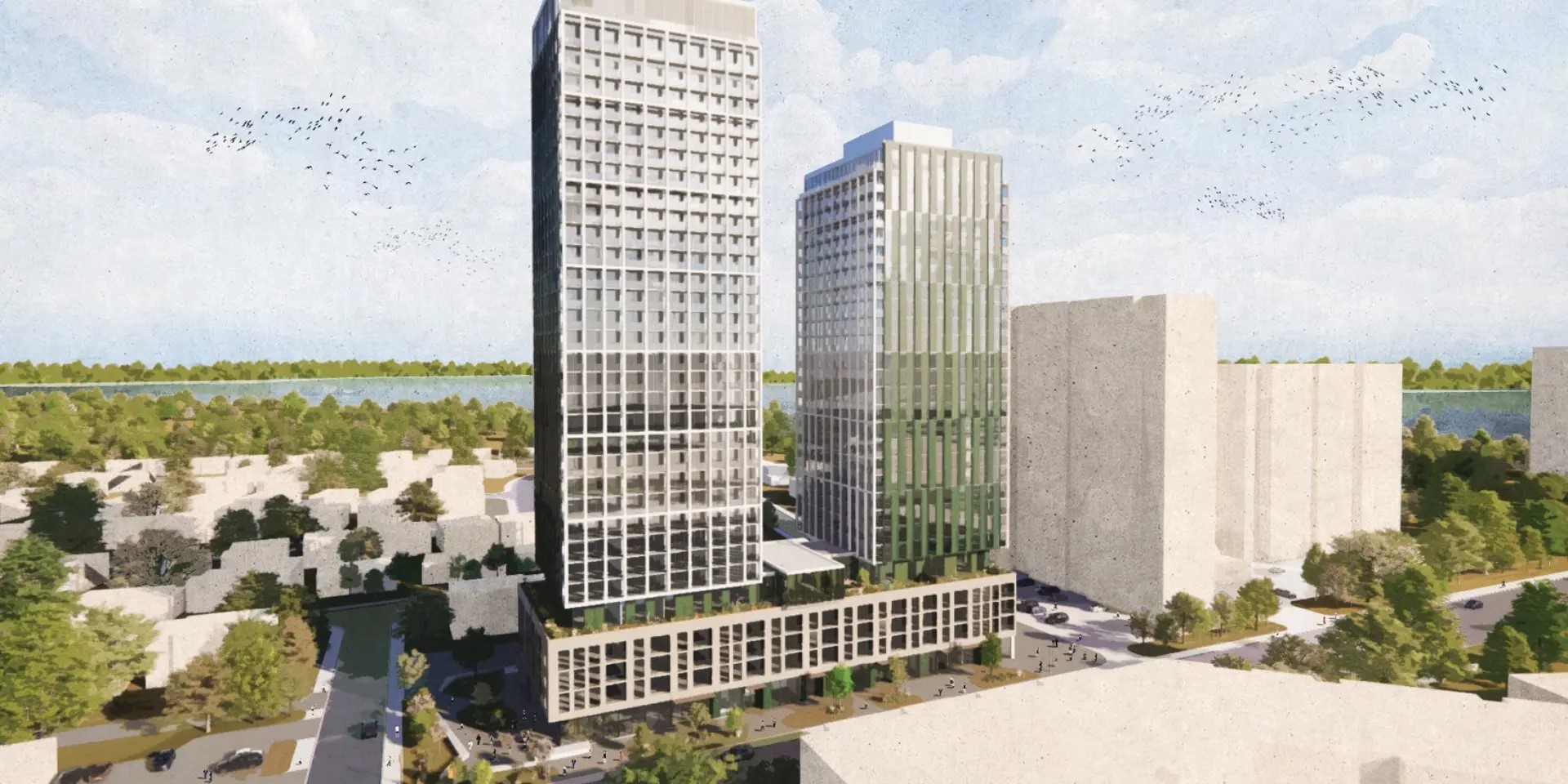 1299 Richmond Road Condos, Ottawa. Artist’s rendering.