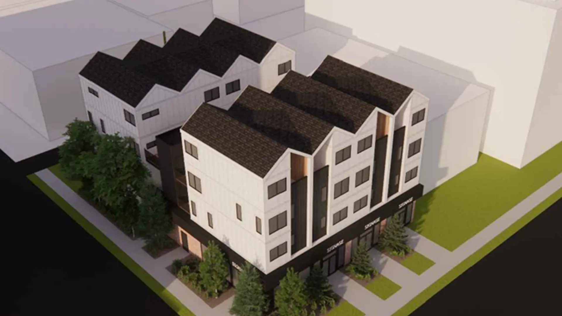 12th & 12th Mixed Use, Calgary. Artist’s rendering.