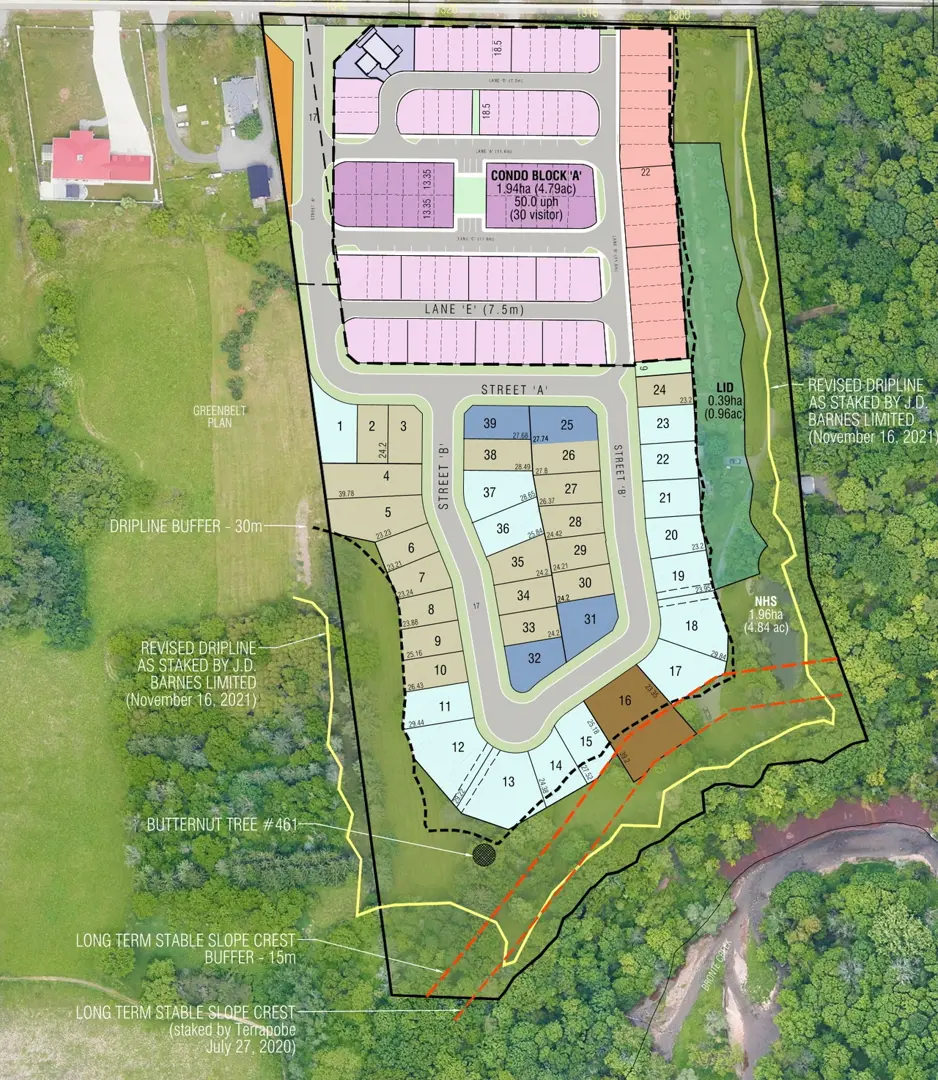 1300-1350 Bronte Road Townhomes, Oakville. Artist’s rendering.