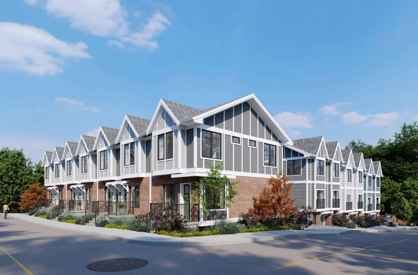 1312 Balmoral Road Townhomes, Victoria. Artist’s rendering.