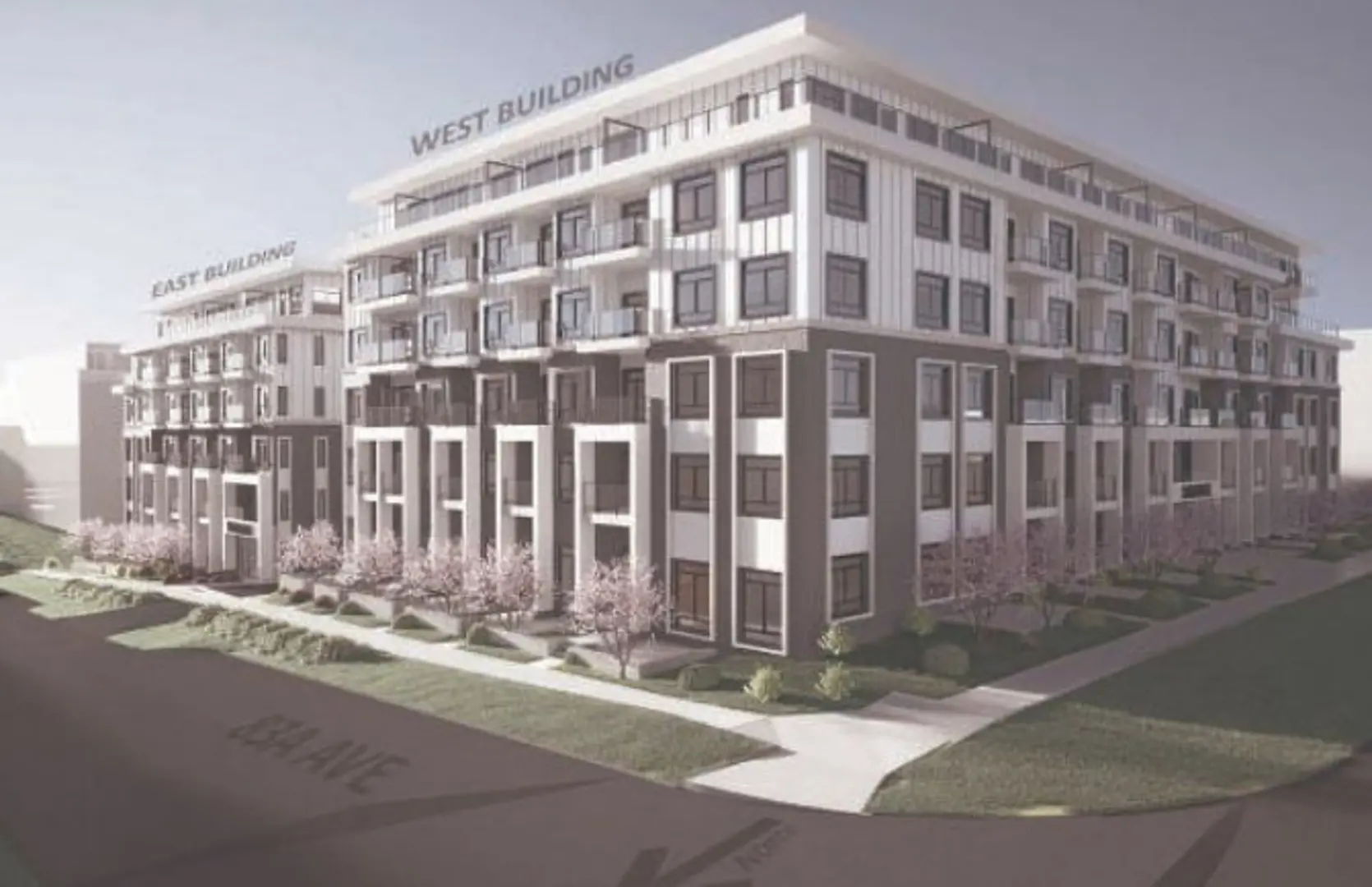 13228 84 Avenue Condos, Surrey. Artist’s rendering.