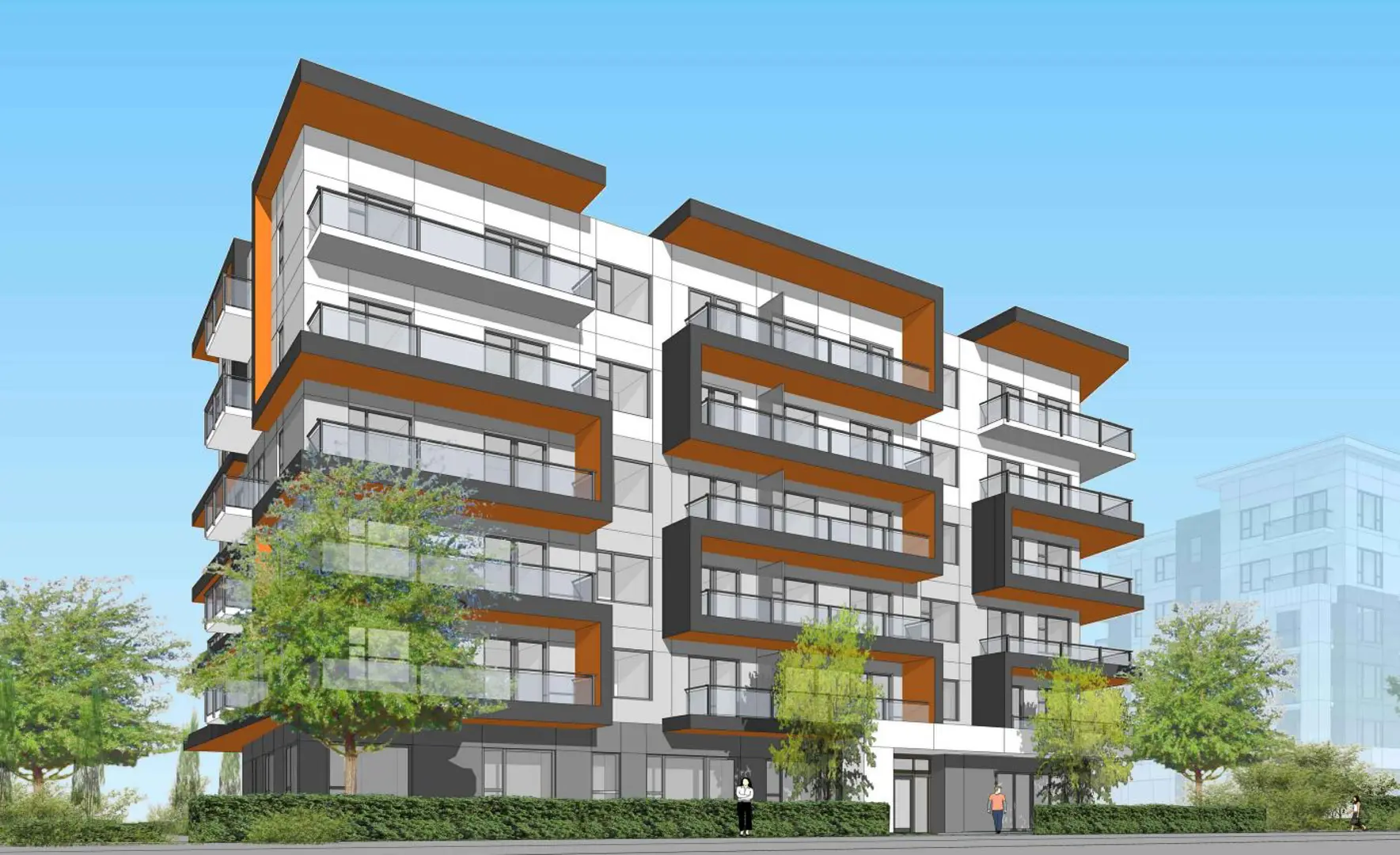 1341-1355 Belaire Avenue & 1328 Pridham Avenue Condos, Kelowna. Artist’s rendering.