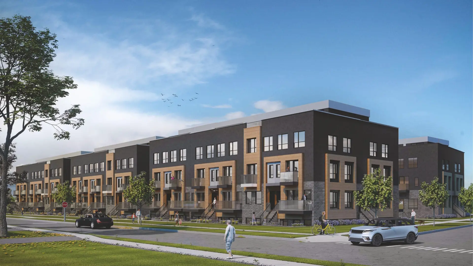 135 Plunkett Road Townhomes, Toronto. Artist’s rendering.