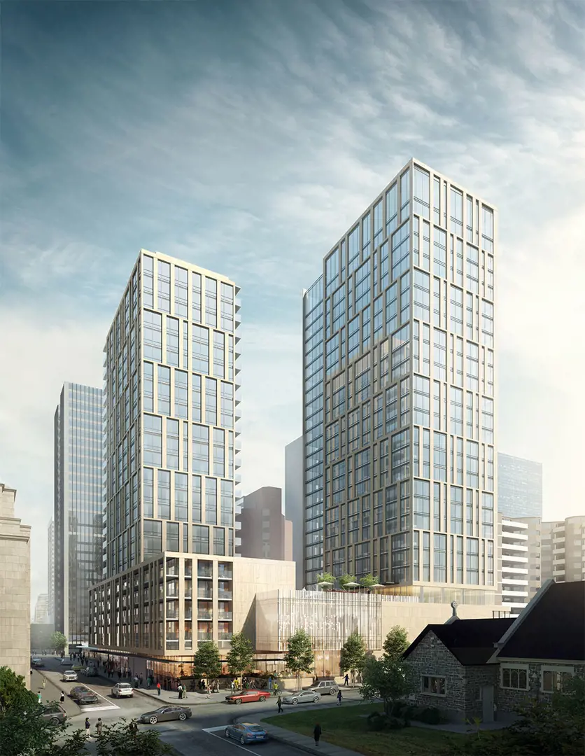 137 Bay Street & 350 Sparks Street Condos, Ottawa. Artist’s rendering.