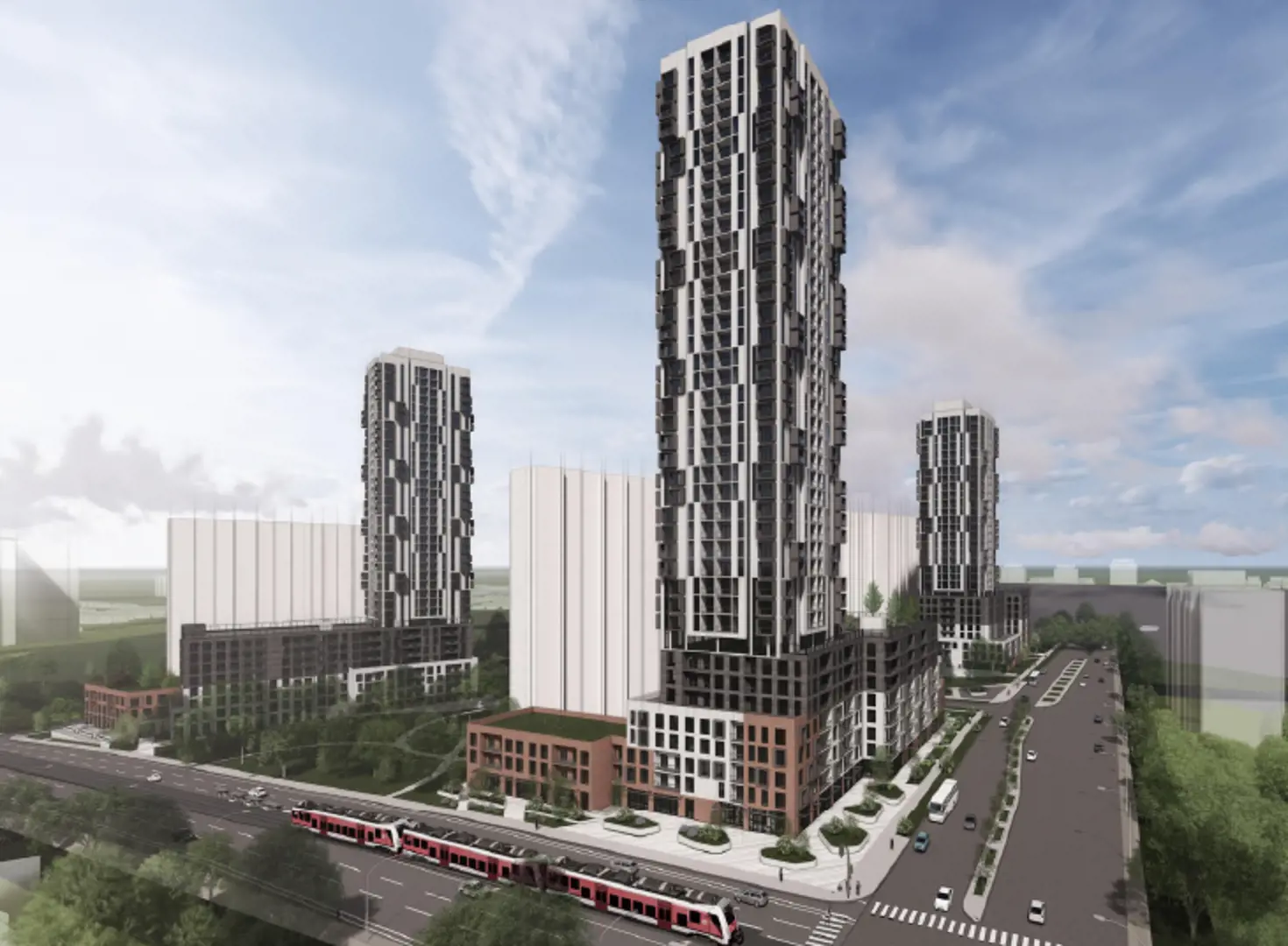 1-40 Fountainhead Road & 470 Sentinel Road Condos, Toronto. Artist’s rendering.