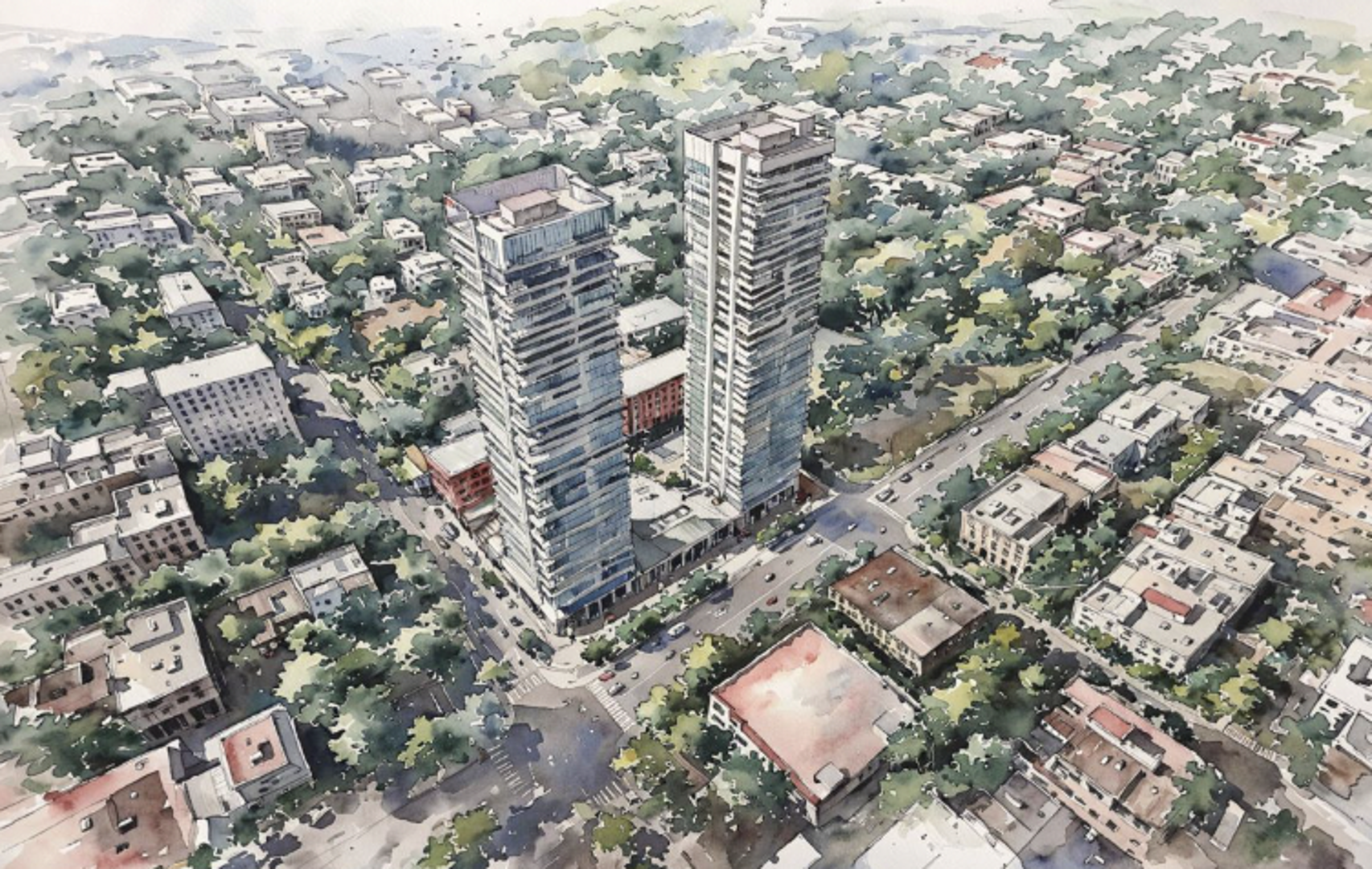 140 Sixth Street Condos rendering