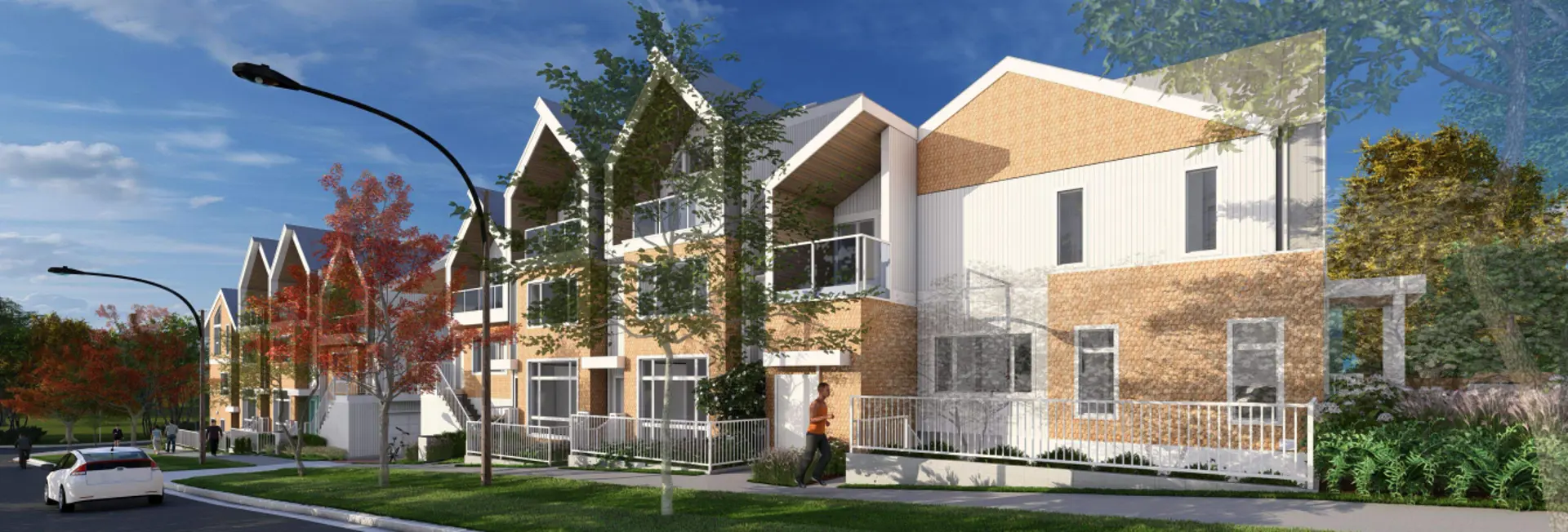 1400 Fairfield Road Townhomes, Victoria. Artist’s rendering.