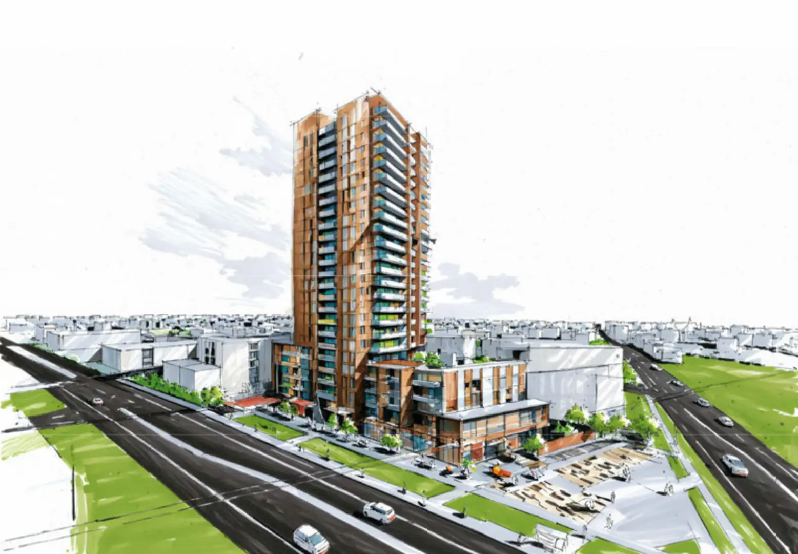 14010- 14054 104 Avenue Condos, Surrey. Artist’s rendering.