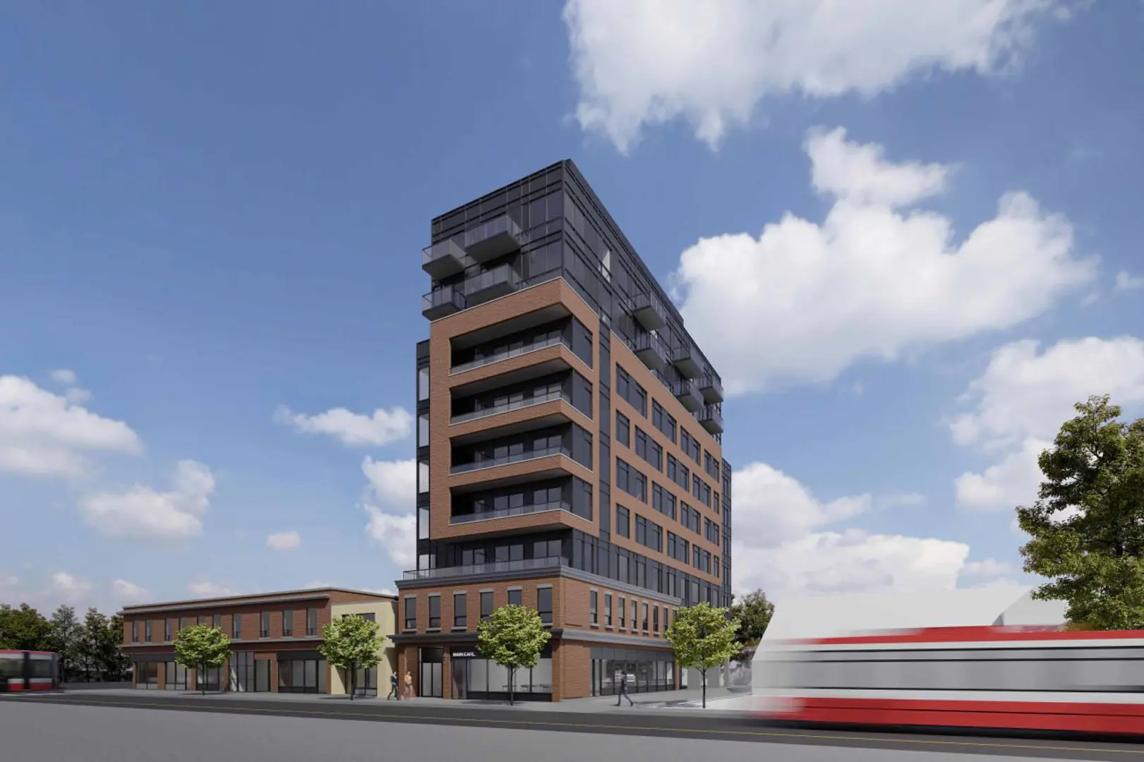143-147 Main Street Condos, Toronto. Artist’s rendering.