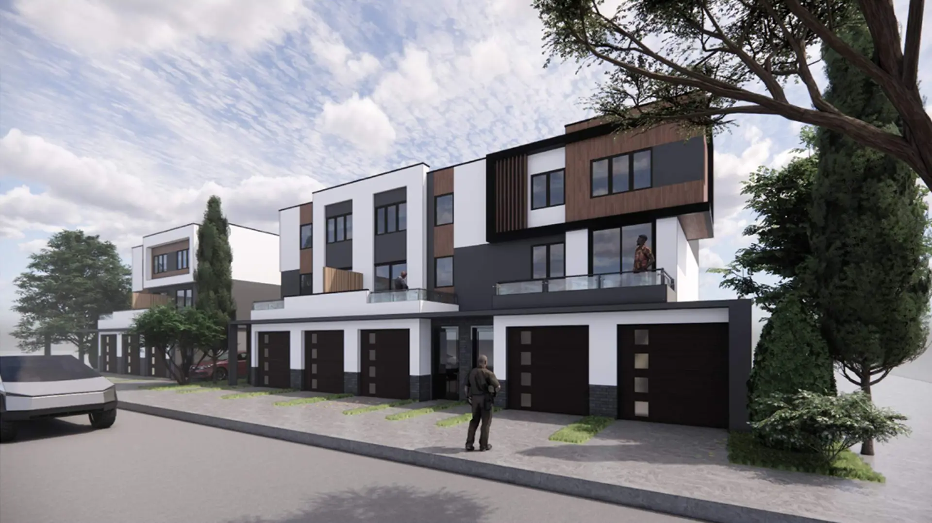 14+4 Units Townhouse, Calgary. Artist’s rendering.