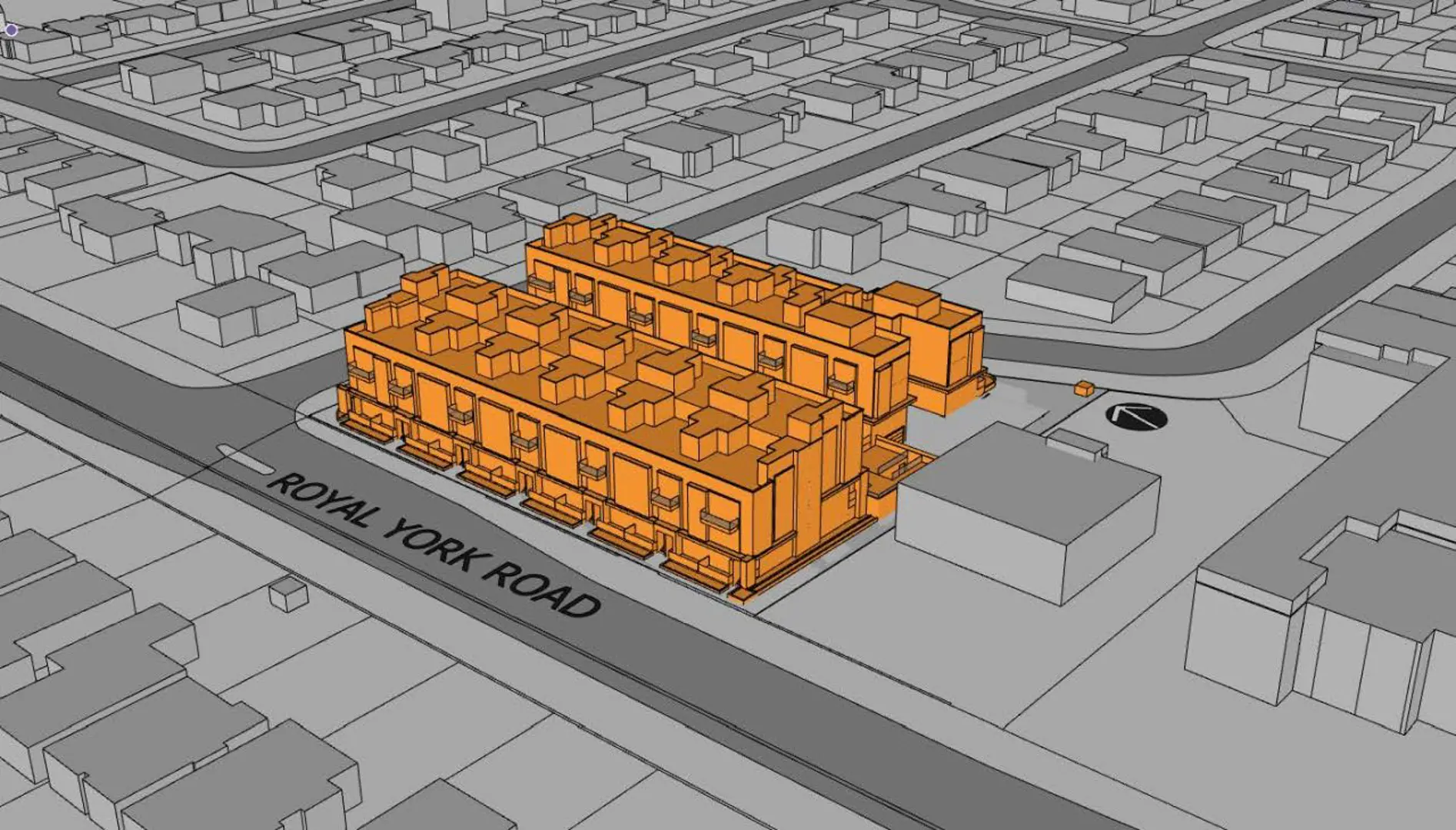 1455 Royal York Road Townhomes, Toronto. Artist’s rendering.