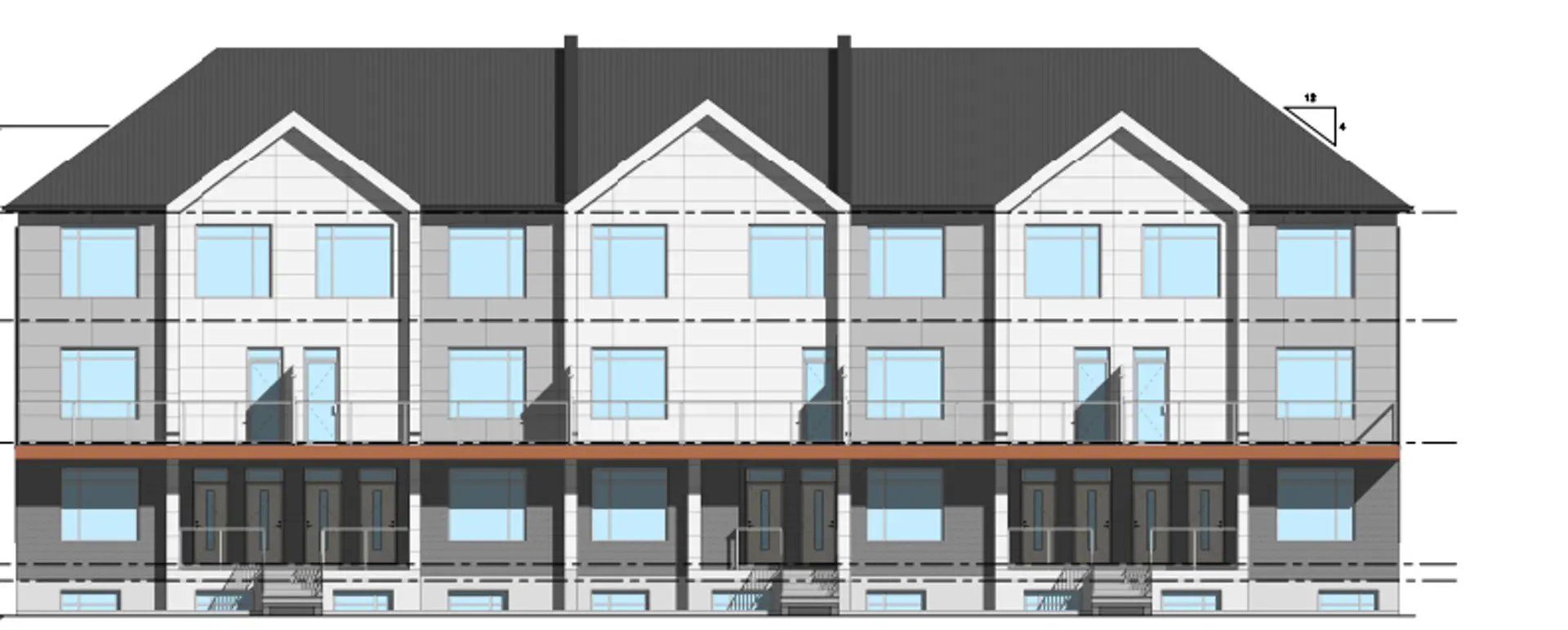 1467 Wharncliffe Road South Townhomes, London. Artist’s rendering.
