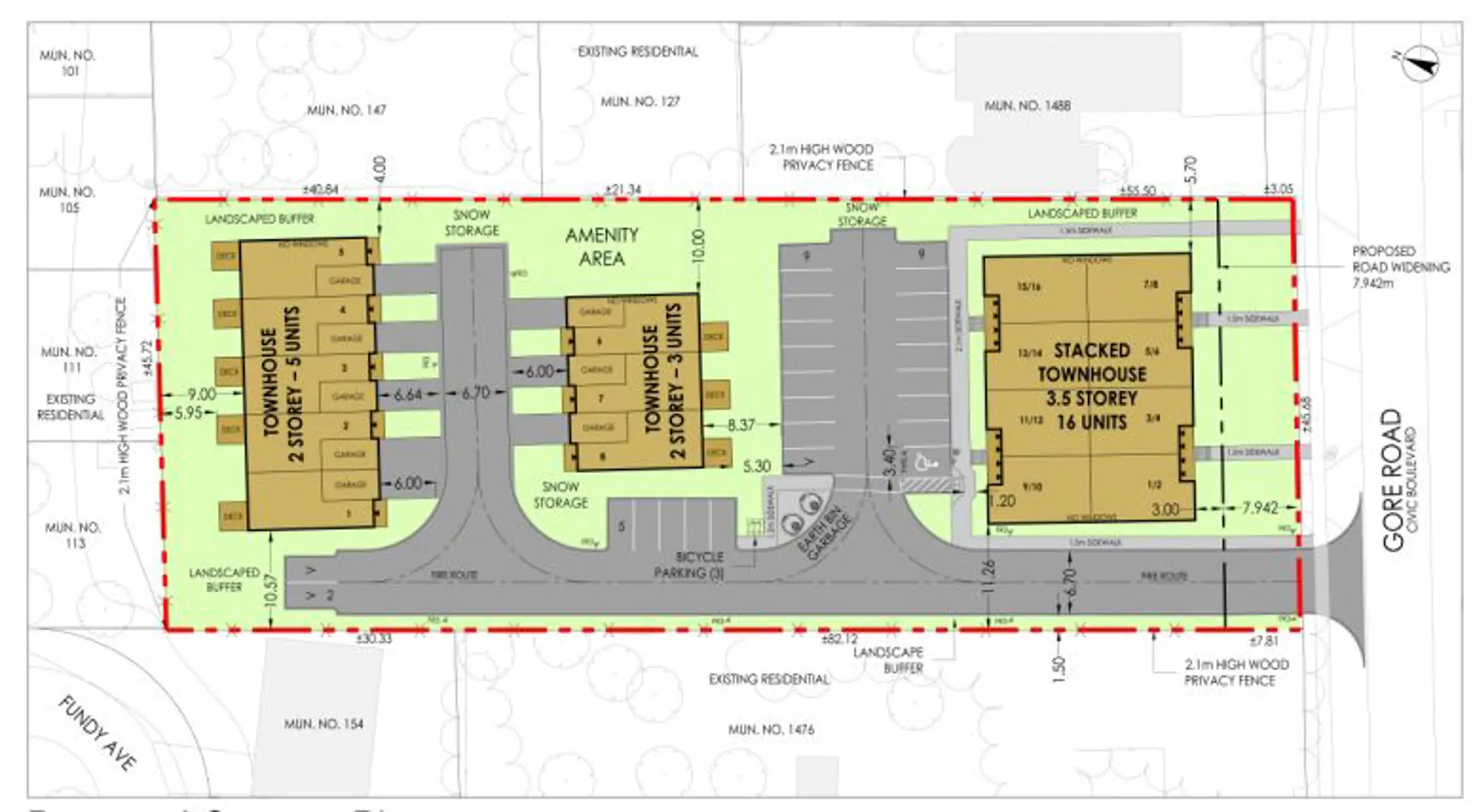 1484 Gore Road Townhomes, London. Artist’s rendering.