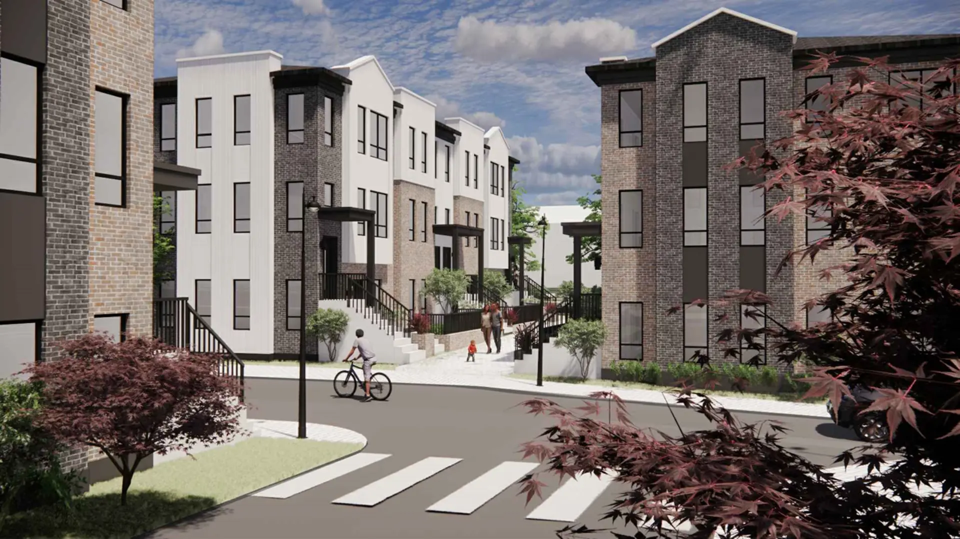 1497-1511 Old Plains Road West Townhomes, Burlington. Artist’s rendering.