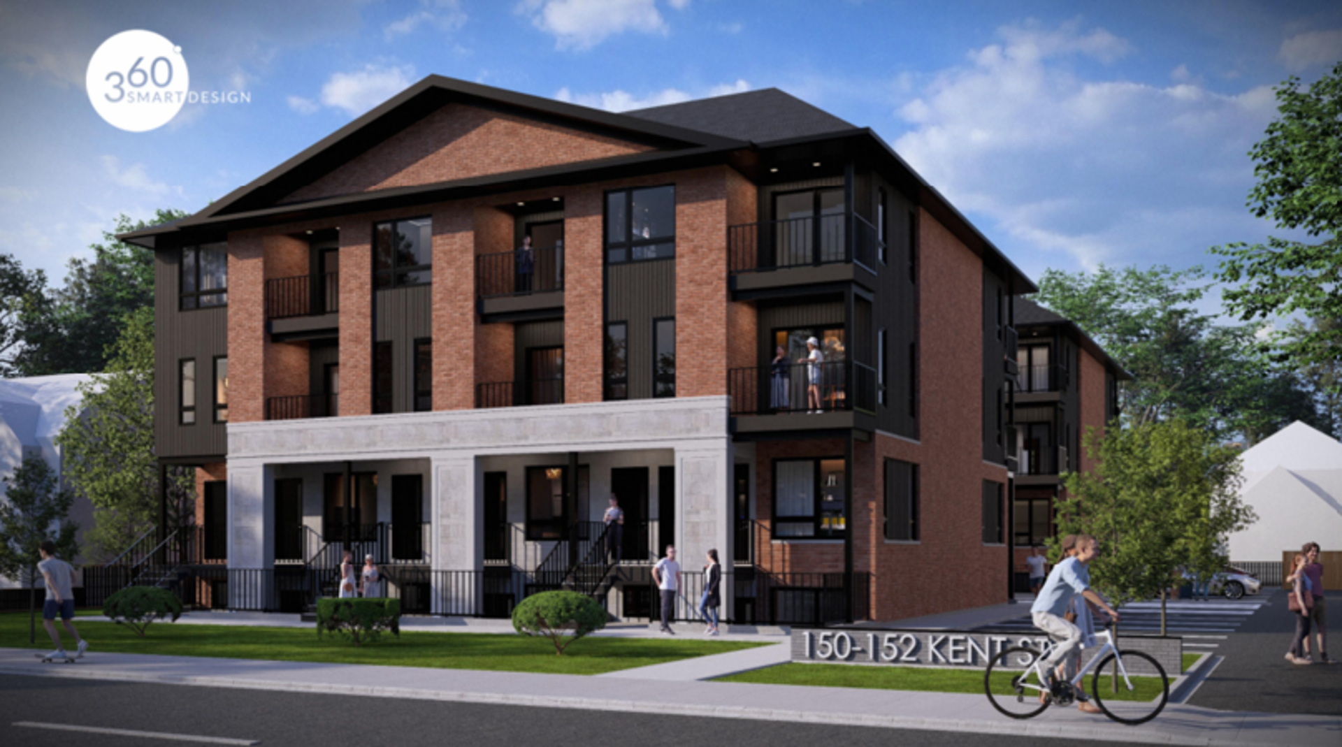 150-152 Kent Street Townhomes, London. Artist’s rendering.